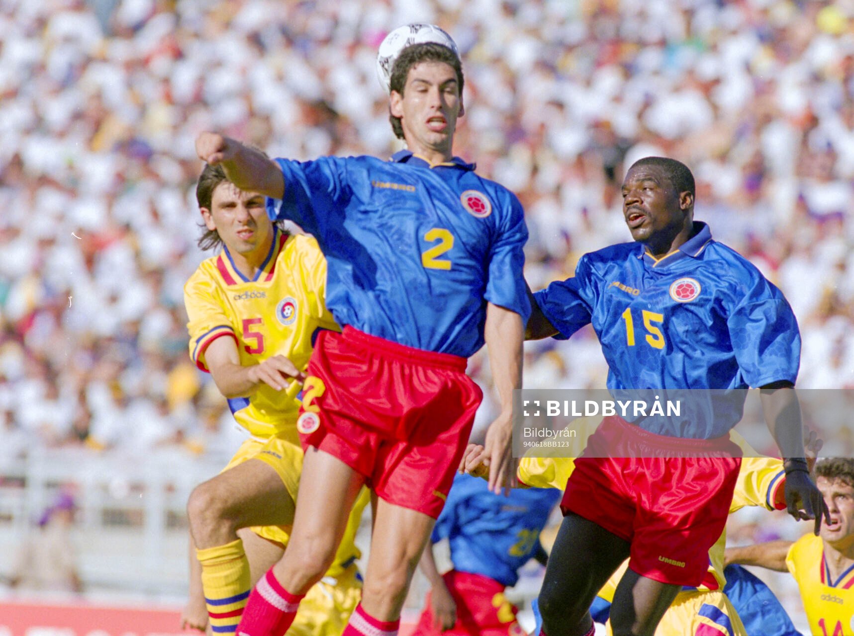 Football, FIFA World Cup 1994 (USA), Group A, Colombia -