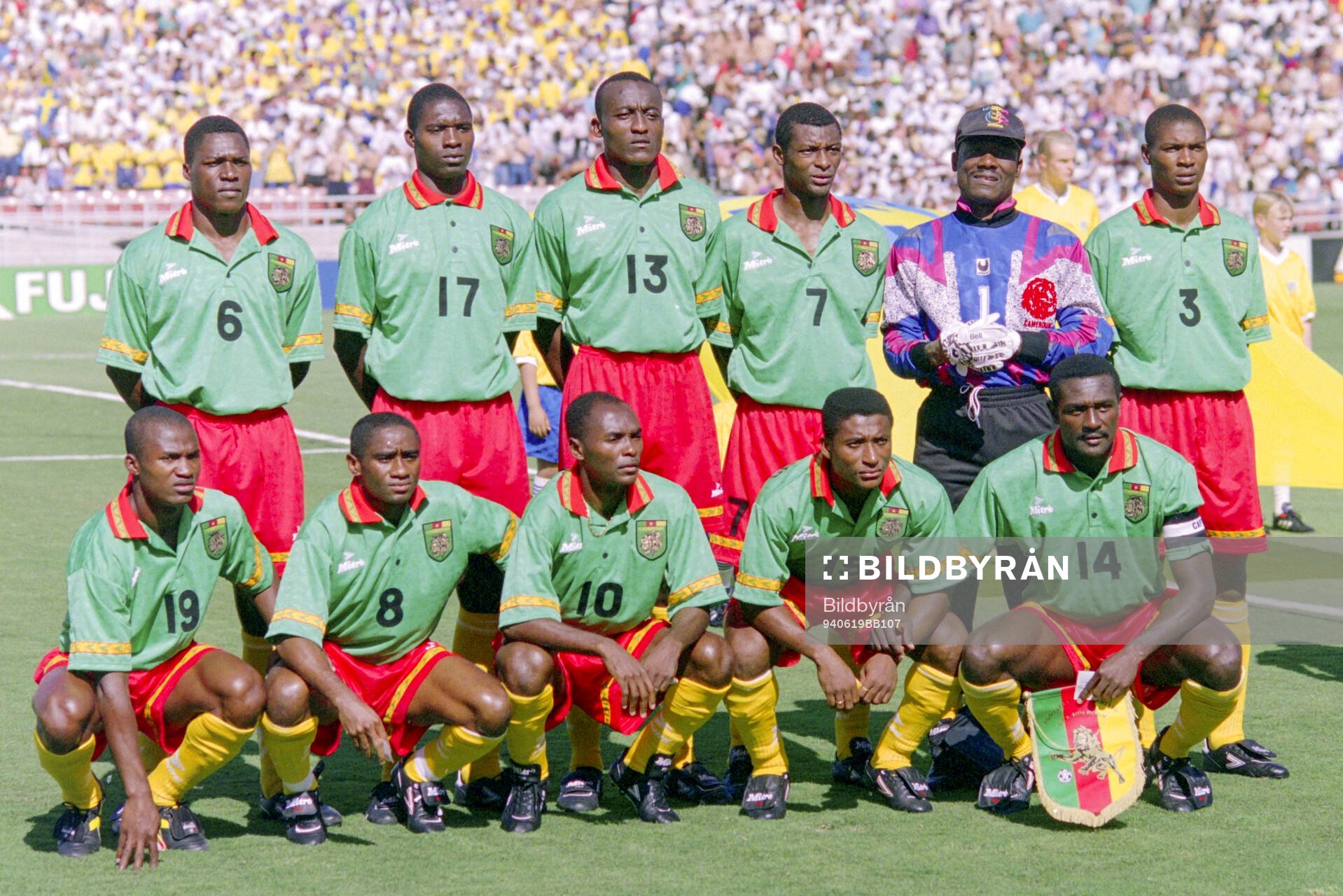 Football, FIFA World Cup 1994 (USA), Group B, Cameroon -