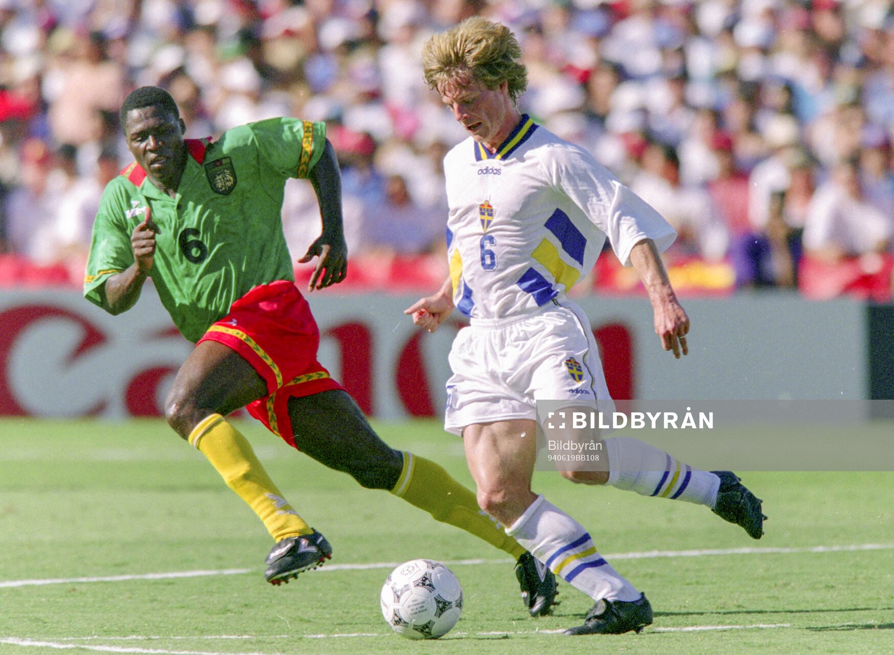 Football, FIFA World Cup 1994 (USA), Group B, Cameroon -