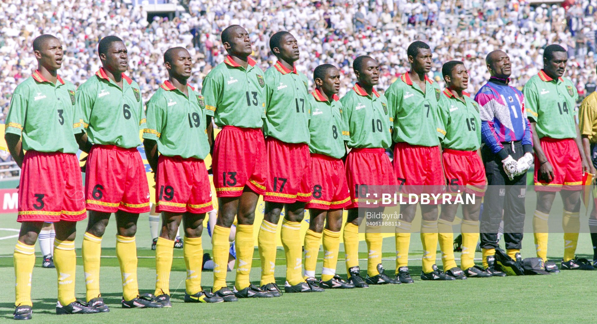 Football, FIFA World Cup 1994 (USA), Group B, Cameroon -