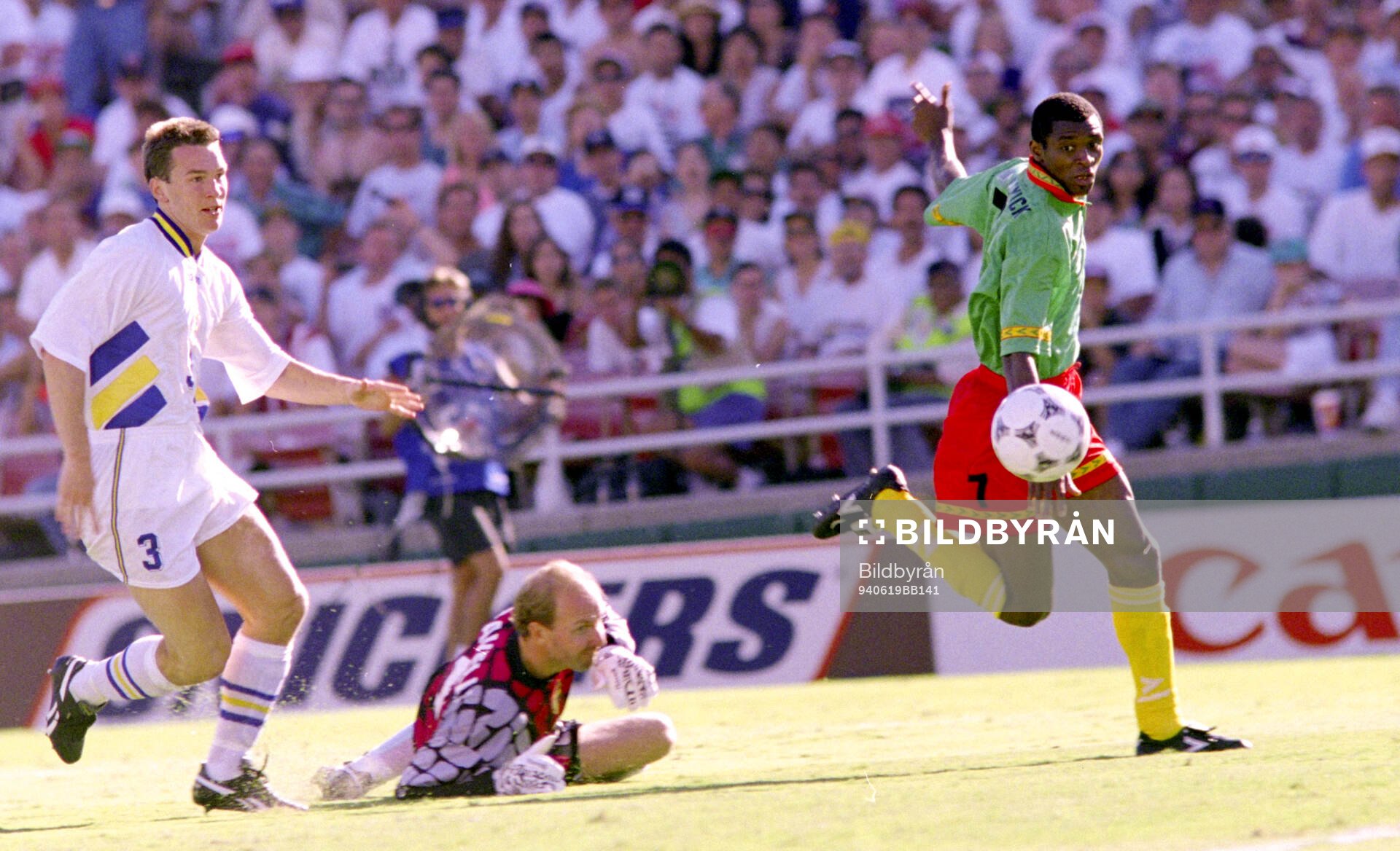 Football, FIFA World Cup 1994 (USA), Group B, Cameroon -