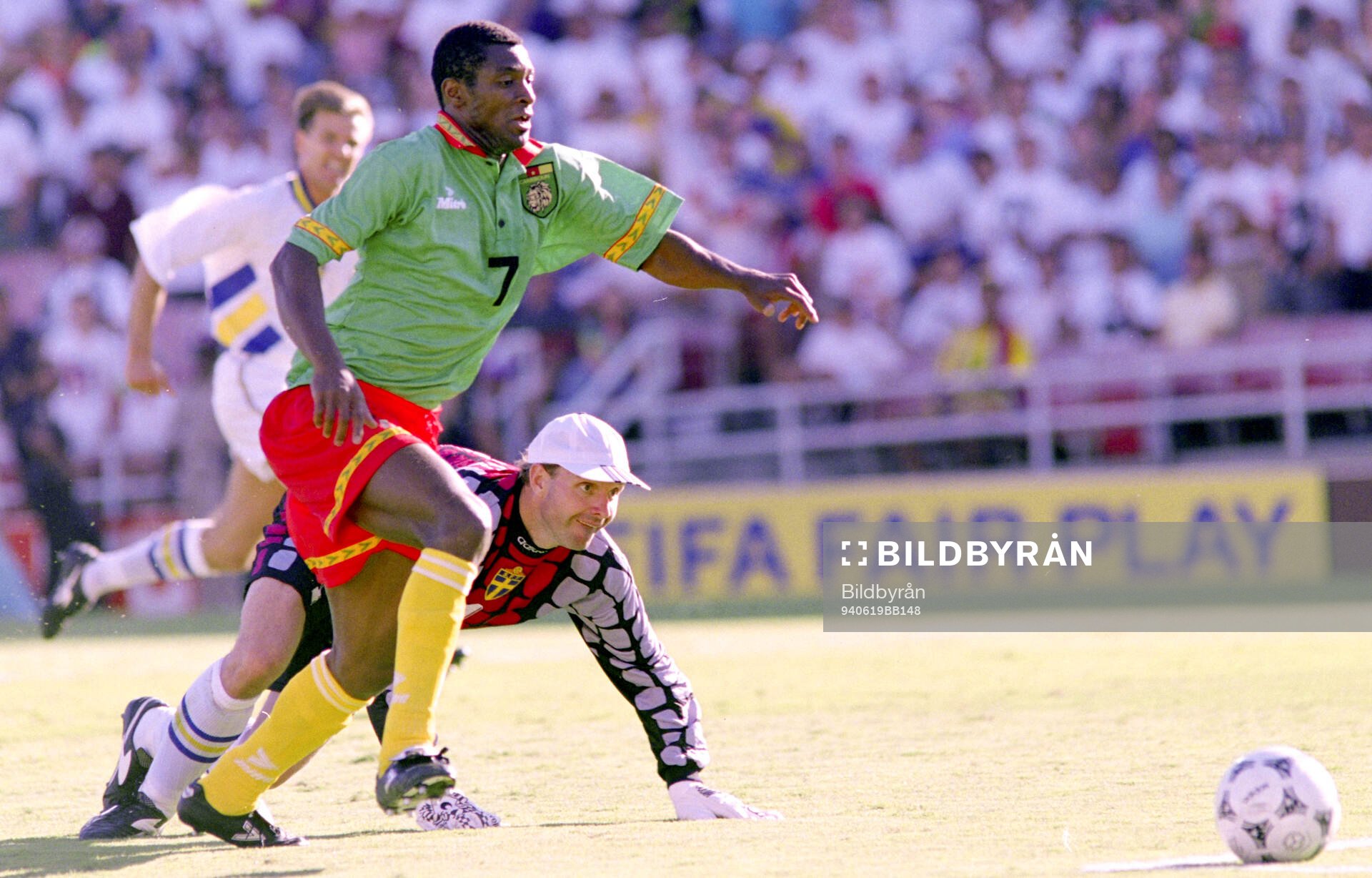 Football, FIFA World Cup 1994 (USA), Group B, Cameroon -