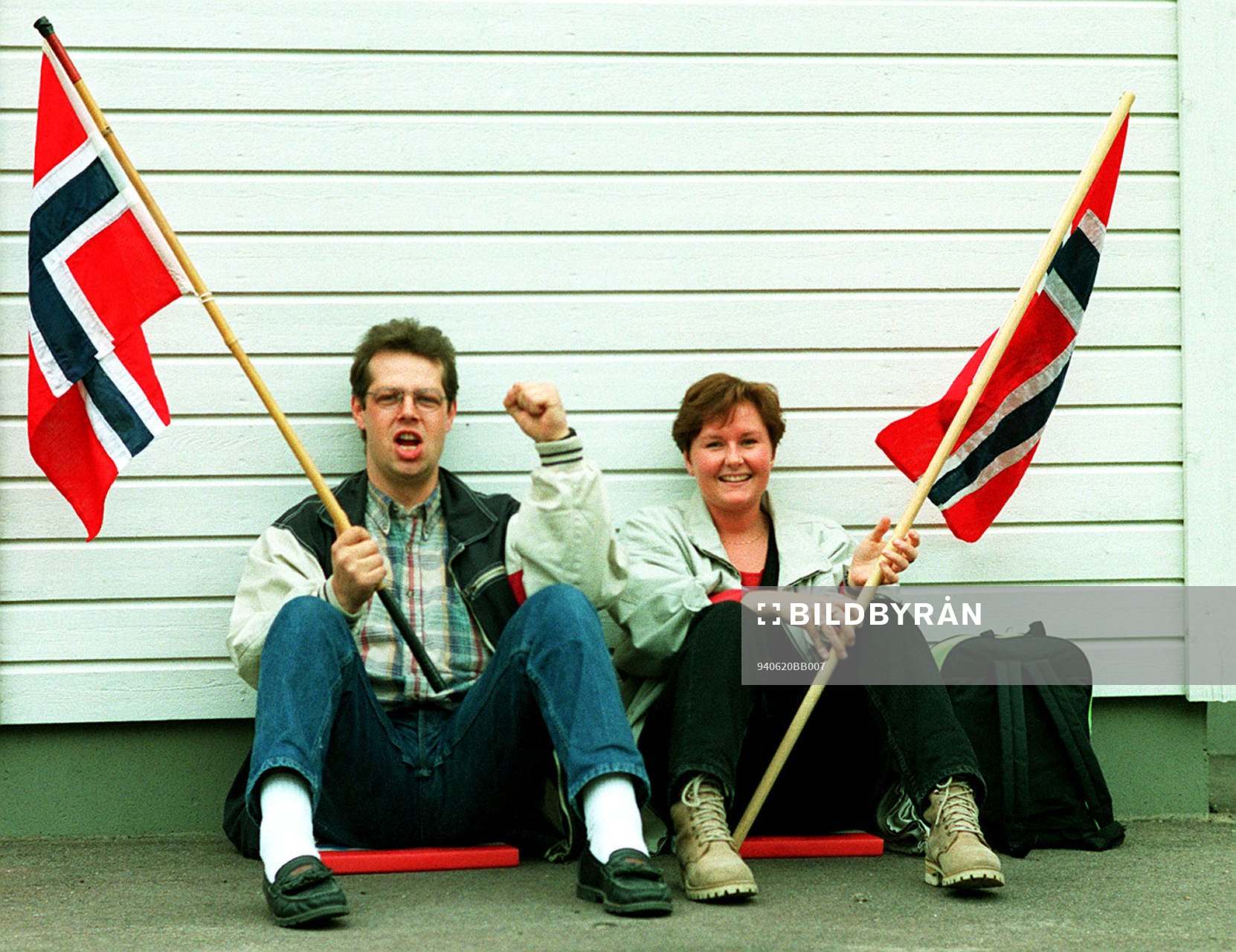 1994 Supporter, Norge med flagga