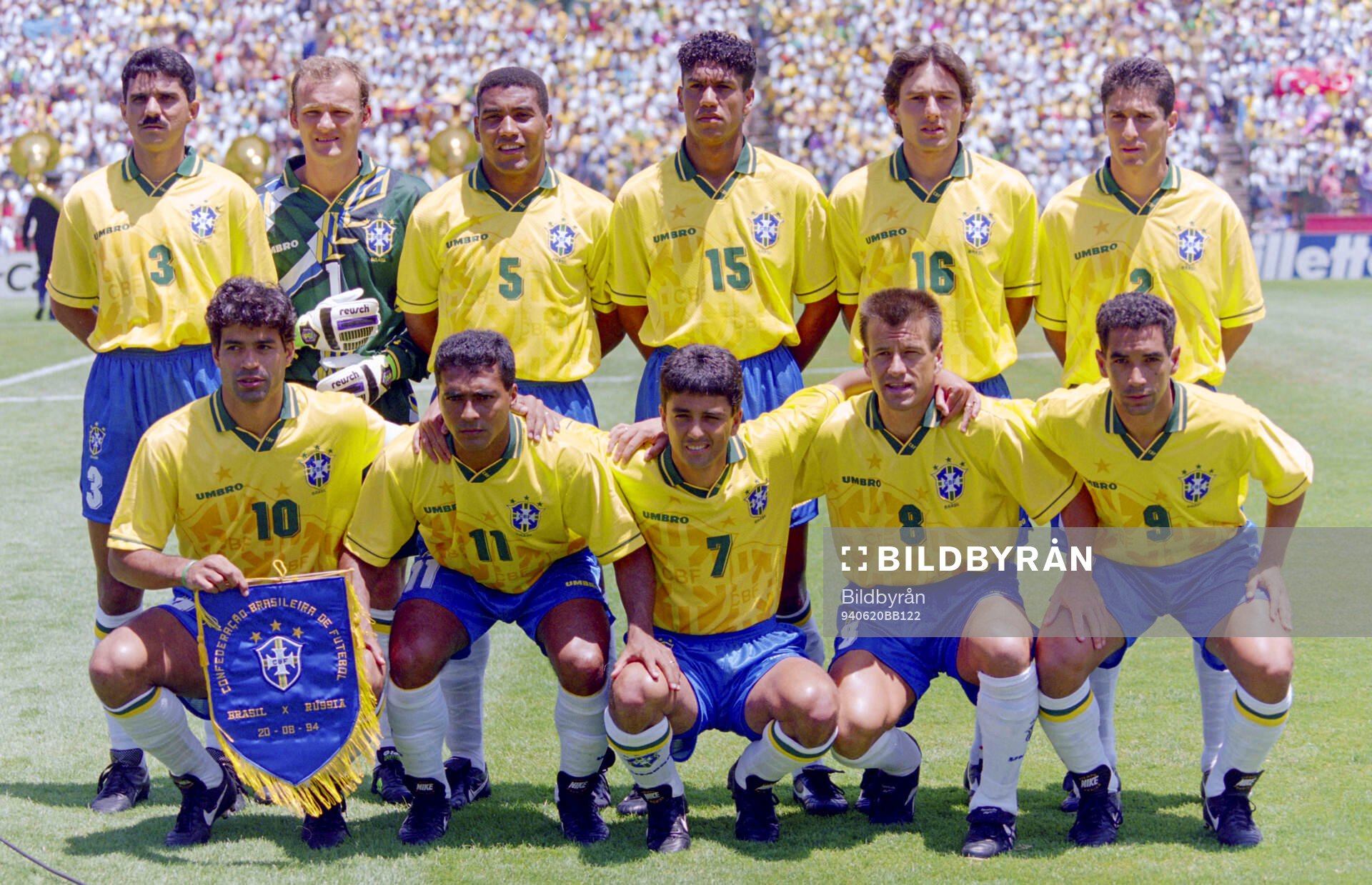 Football, FIFA World Cup 1994 (USA), Group B, Brazil -