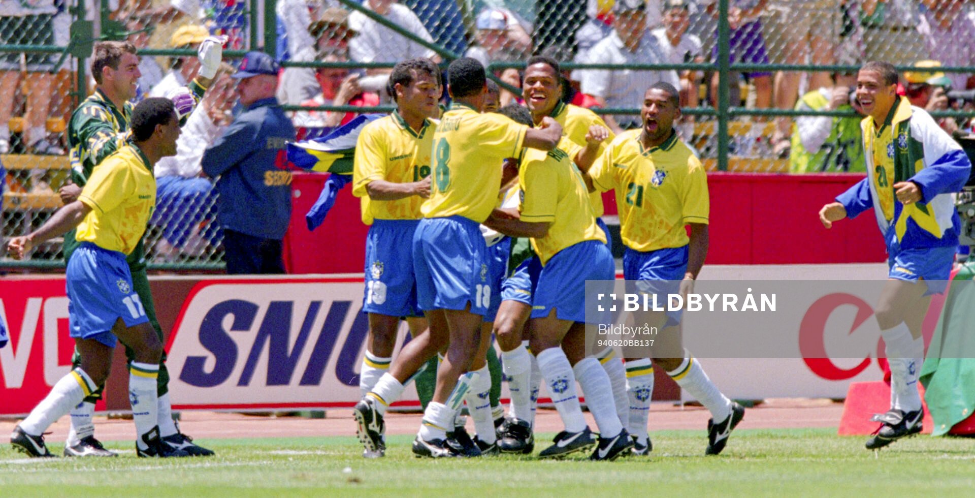 Football, FIFA World Cup 1994 (USA), Group B, Brazil -