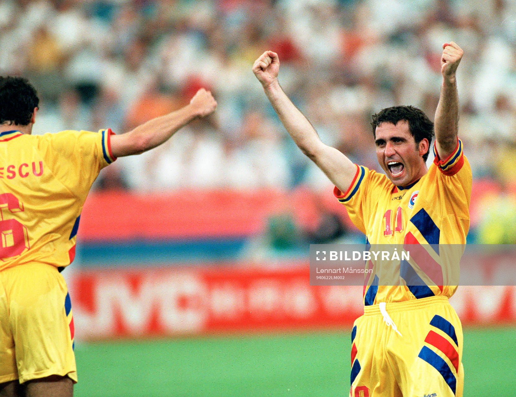 Hagi, jubel