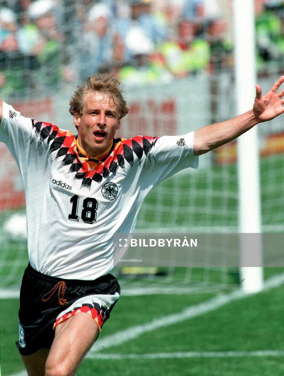 Jürgen Klinsmann, Tyskland, jubel