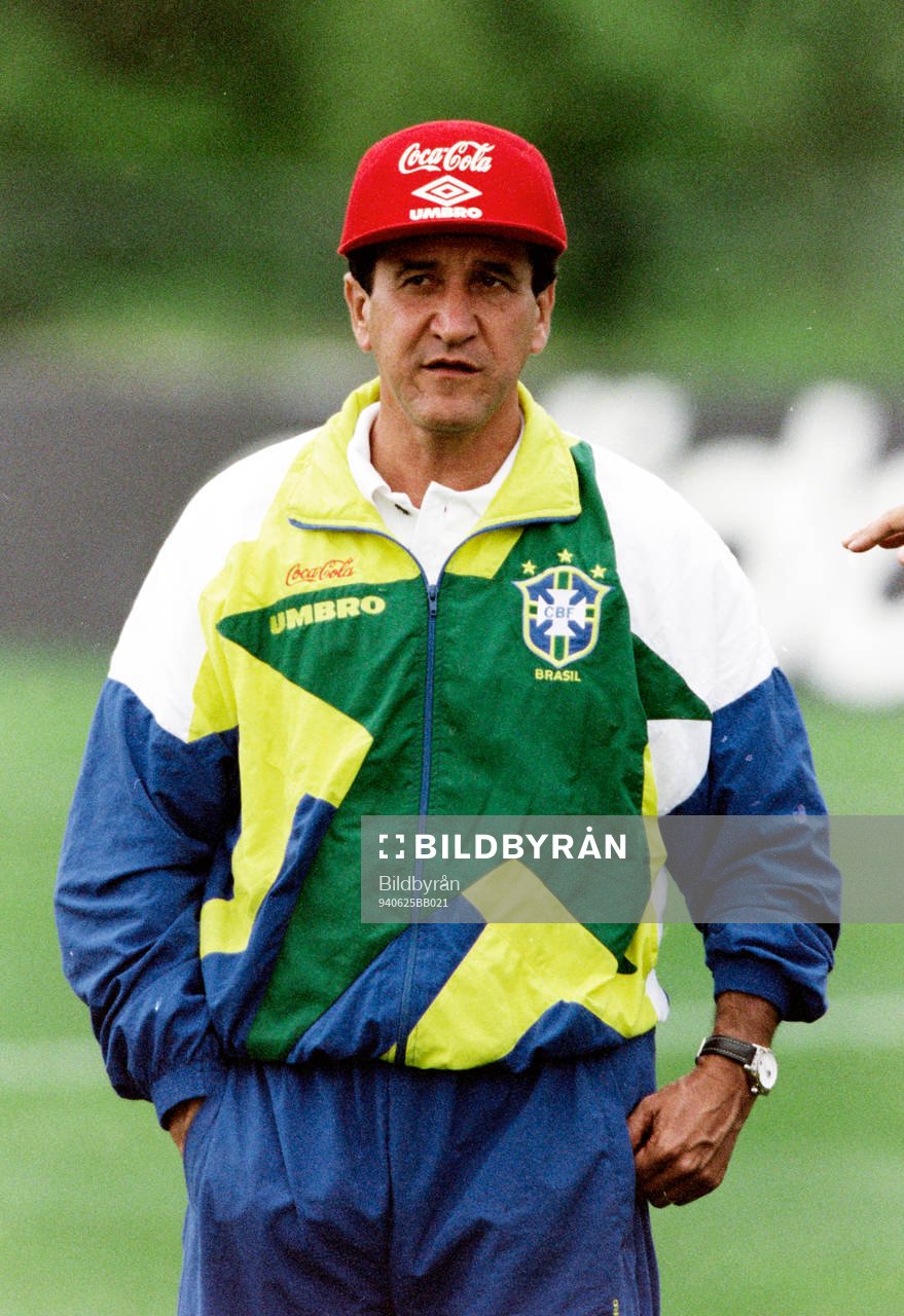 Carlos Alberto Parreira, förbundskapten i Brasilien