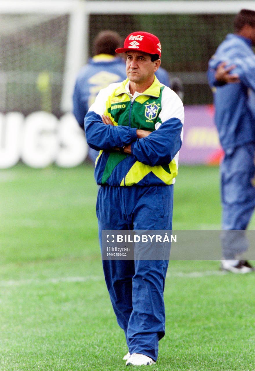 Carlos Alberto Parreira, förbundskapten i Brasilien