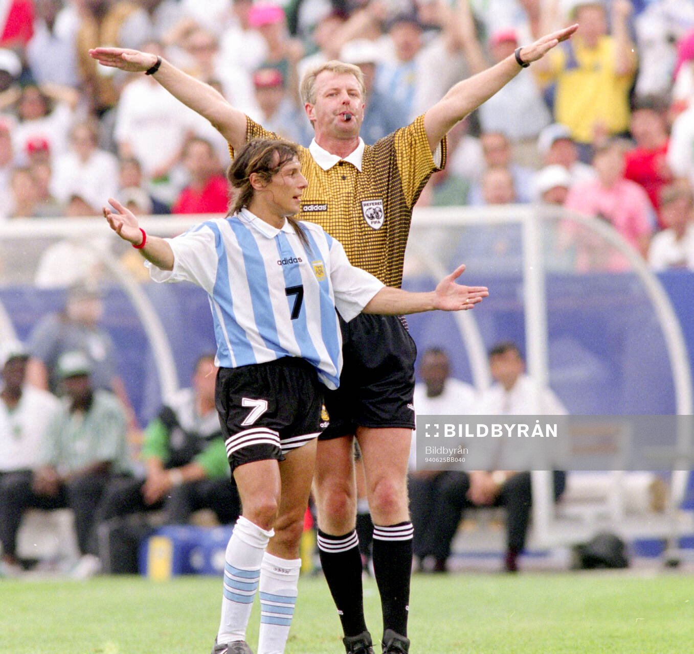 Football, FIFA World Cup 1994 (USA), Group D, Argentina -
