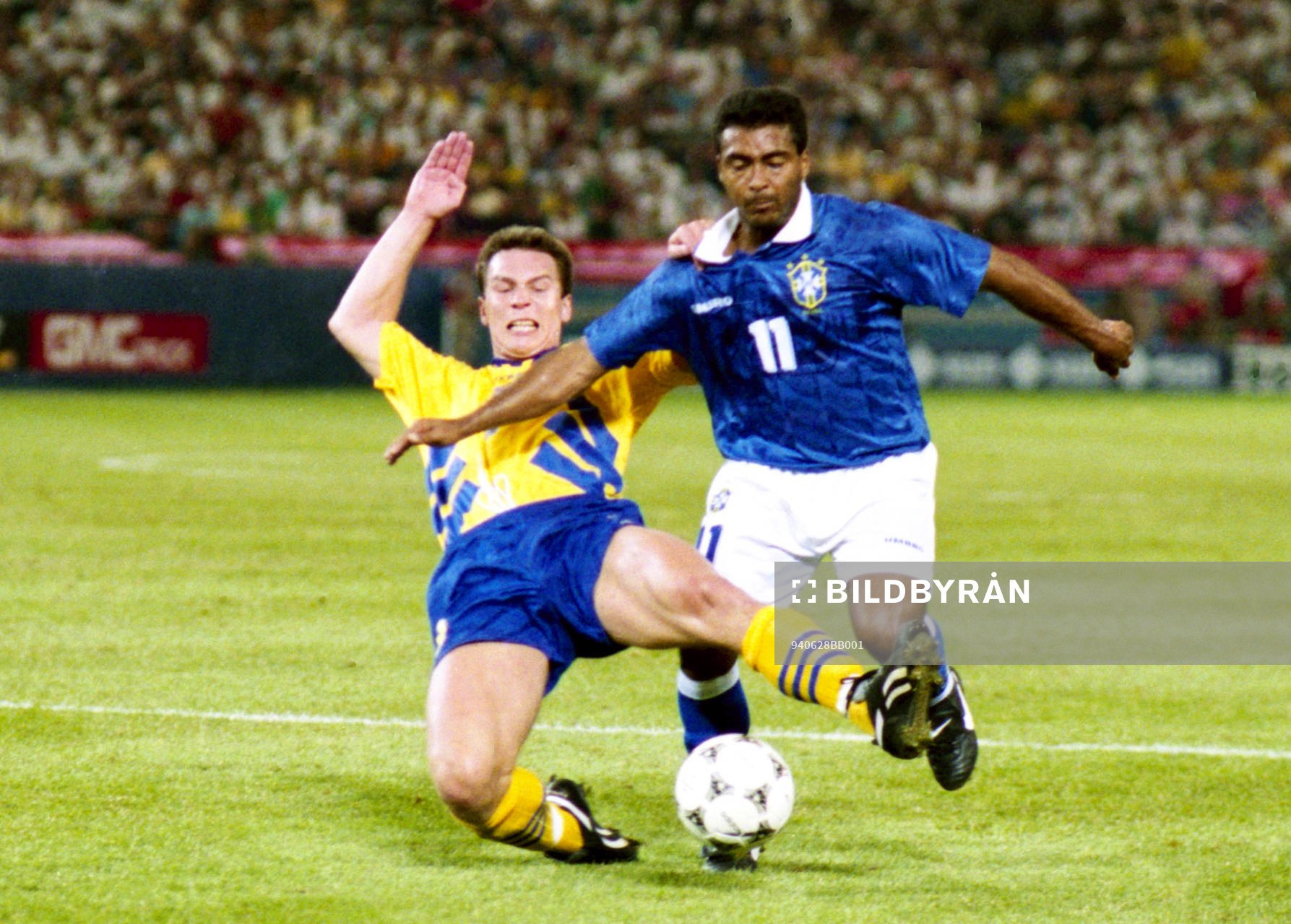 Patrik Andersson, Sverige mot Romario, Brasilien