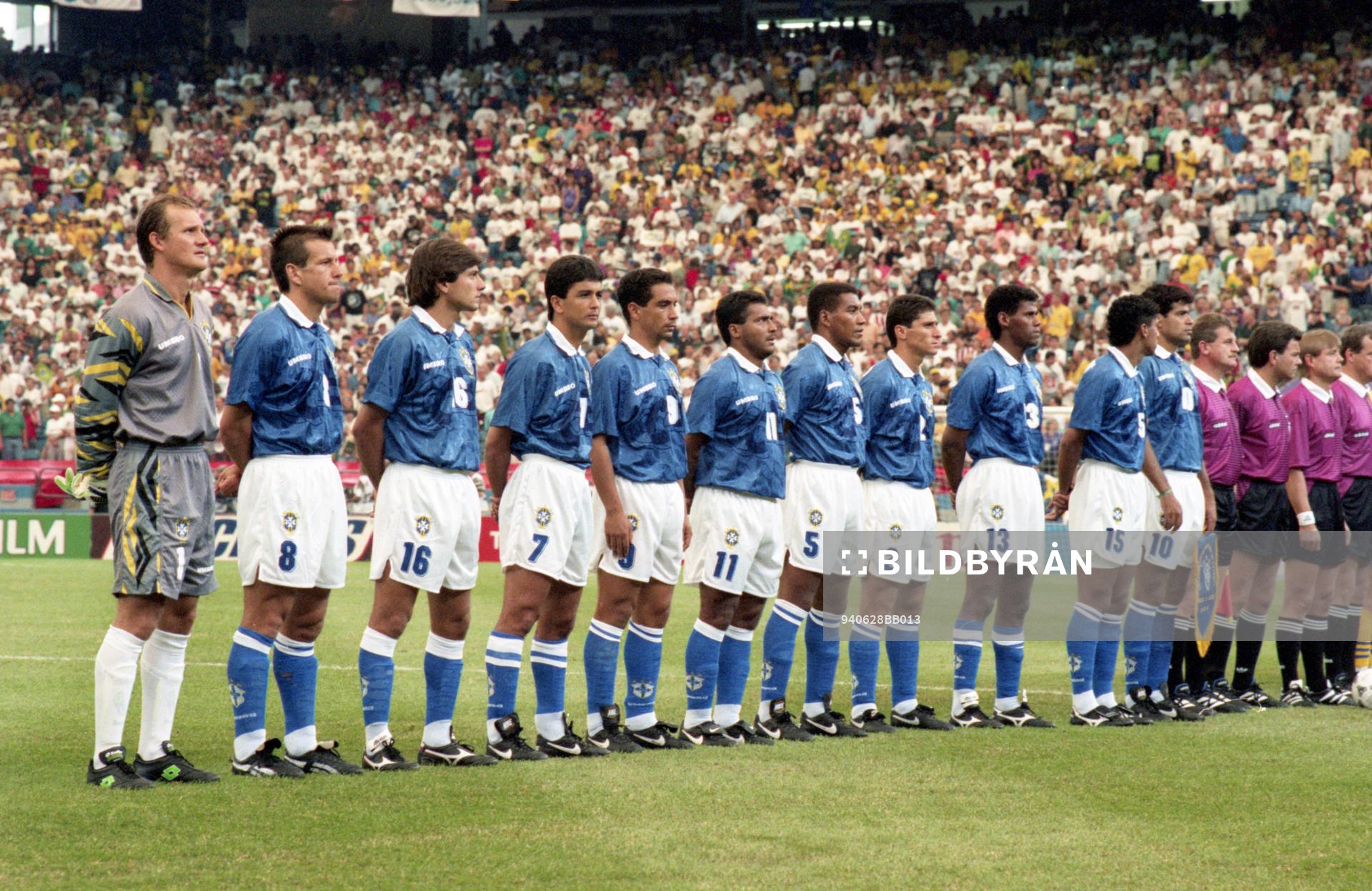 Taffarel, målvakt, Dunga, Leonardo, Bebeto, Zinho,