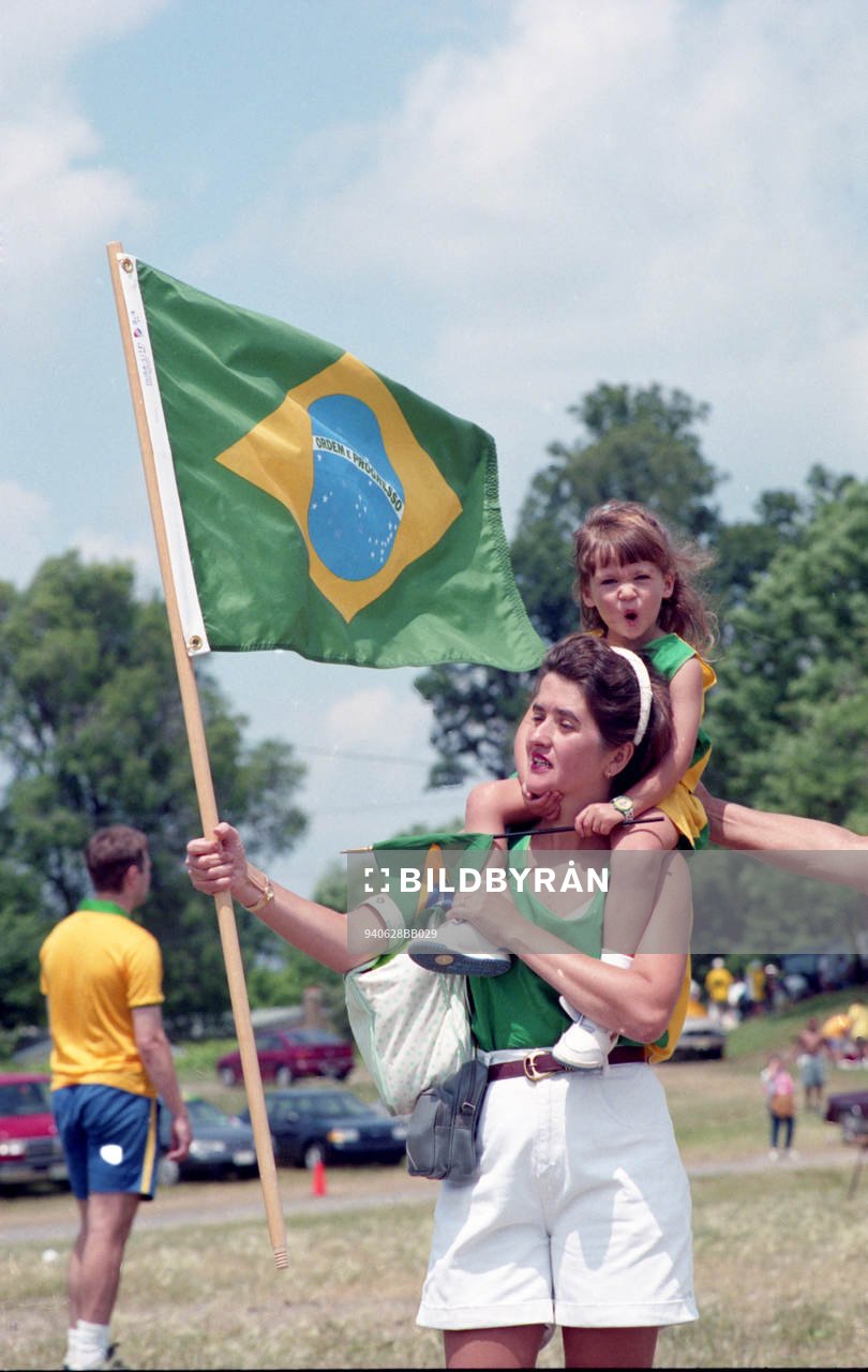 Fotboll, VM 94, Brasilien - Sverige, 1-1