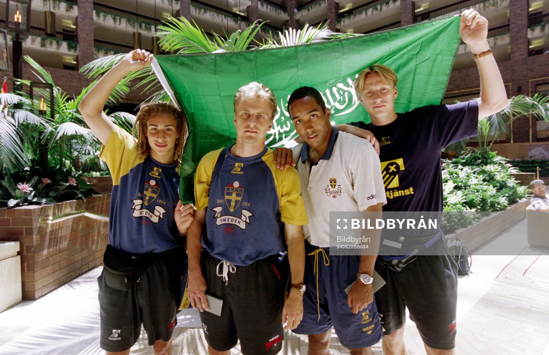 Henrik Larsson, Jonas Thern, Martin Dahlin och Kennet
