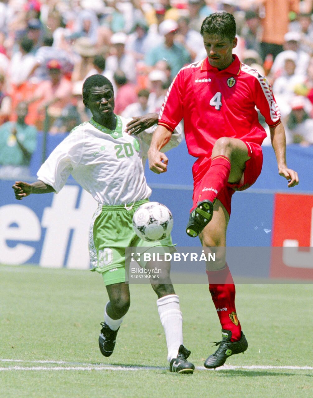 Football, FIFA World Cup 1994 (USA), Group F, Belgium -