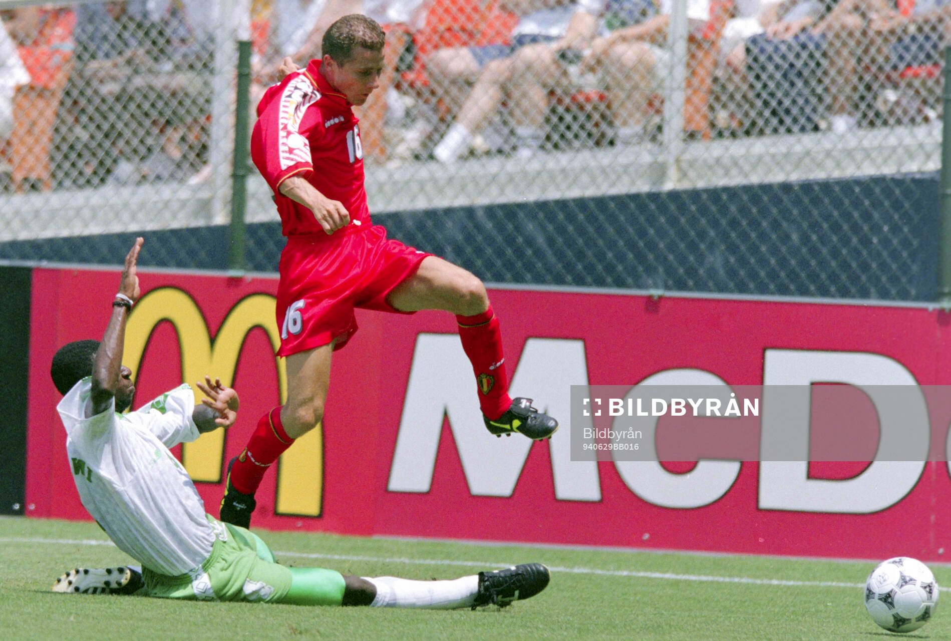 Football, FIFA World Cup 1994 (USA), Group F, Belgium -