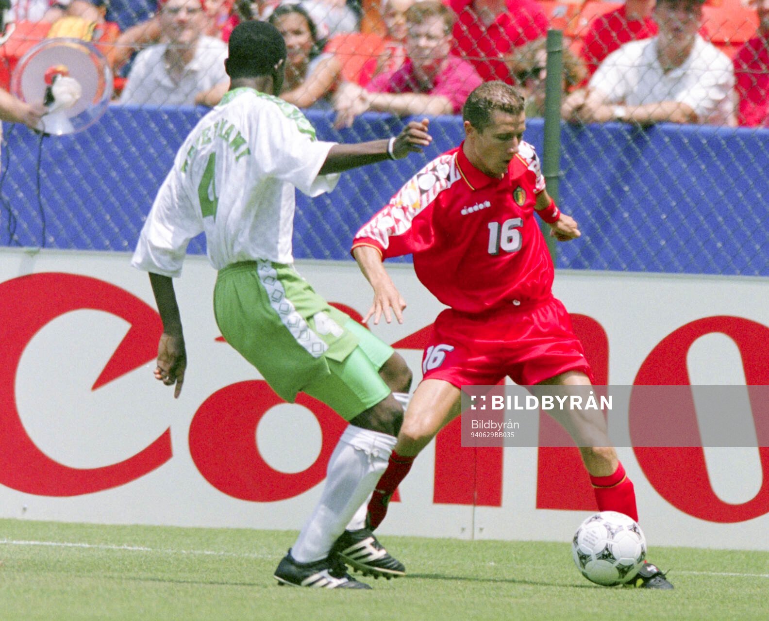 Football, FIFA World Cup 1994 (USA), Group F, Belgium -