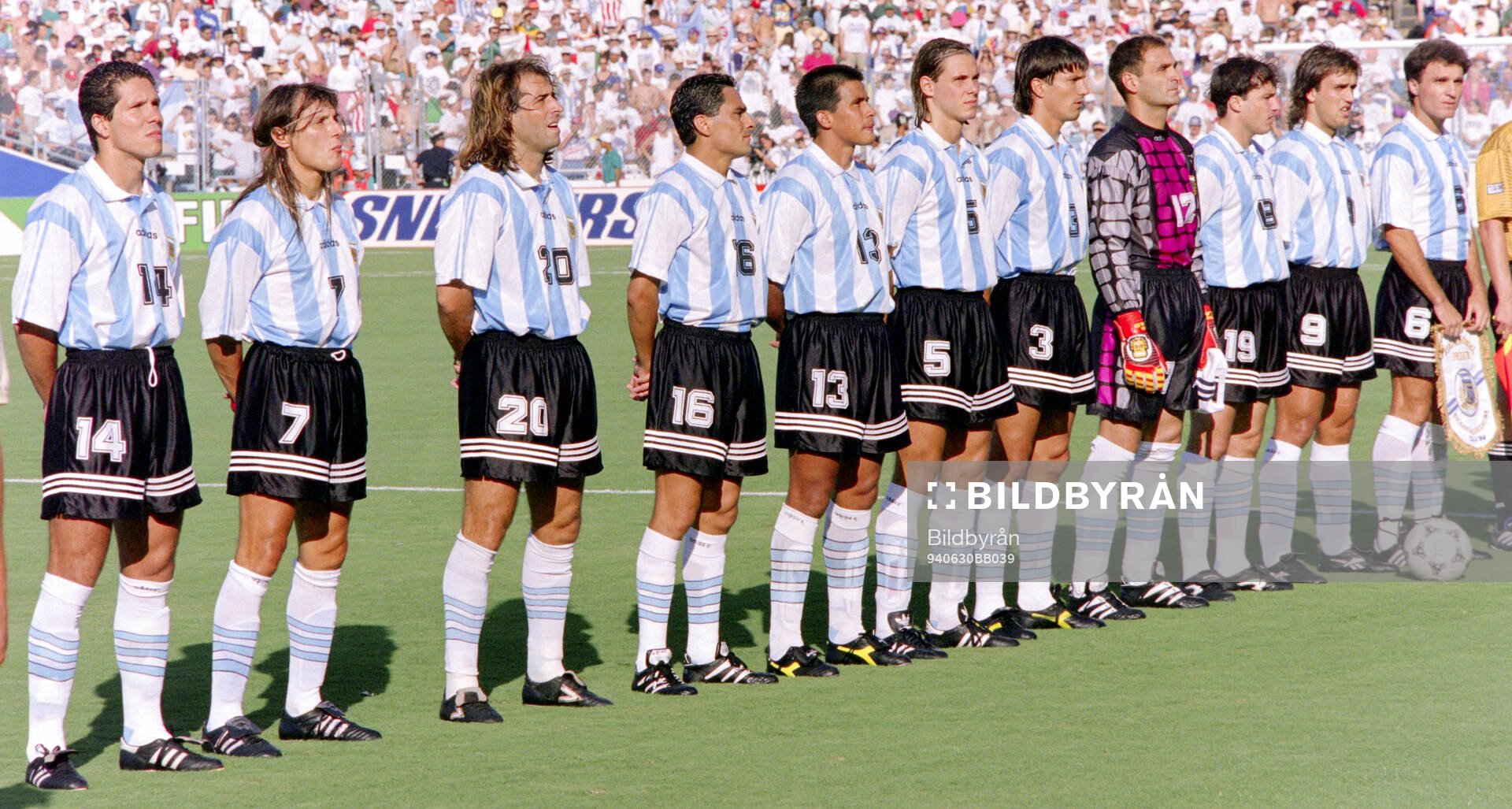 Football, FIFA World Cup 1994 (USA), Group D, Argentina -