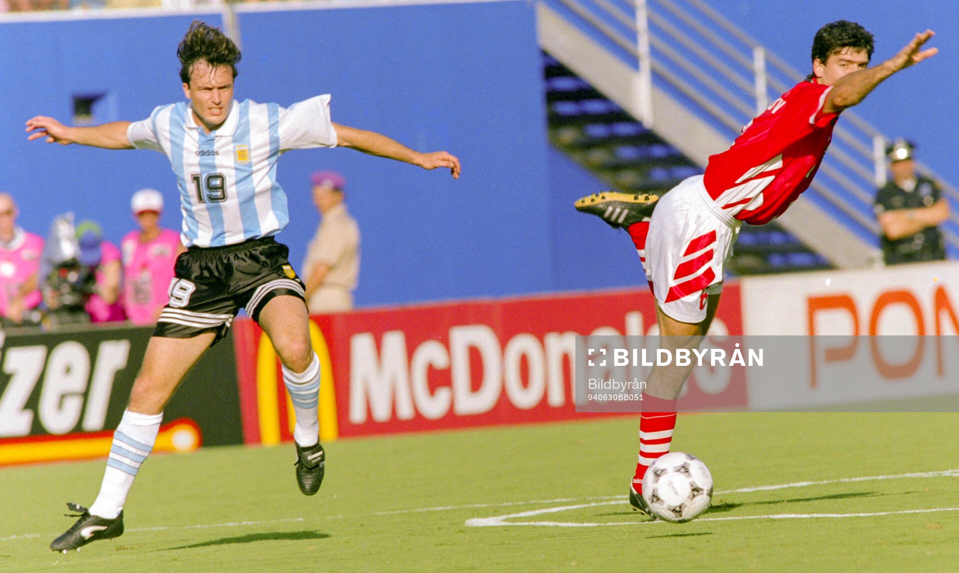 Football, FIFA World Cup 1994 (USA), Group D, Argentina -
