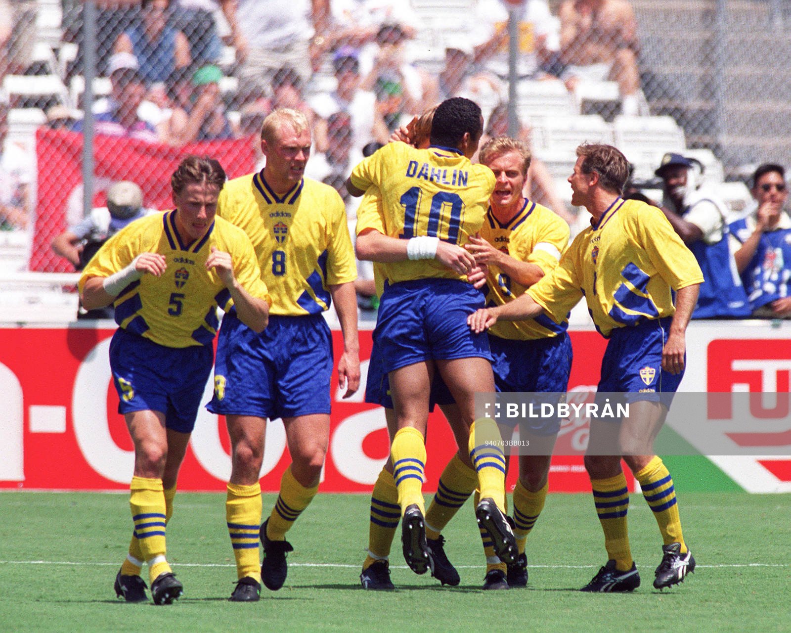 Roger Ljung, Klas Ingesson, Martin Dahlin, Jonas Thern och