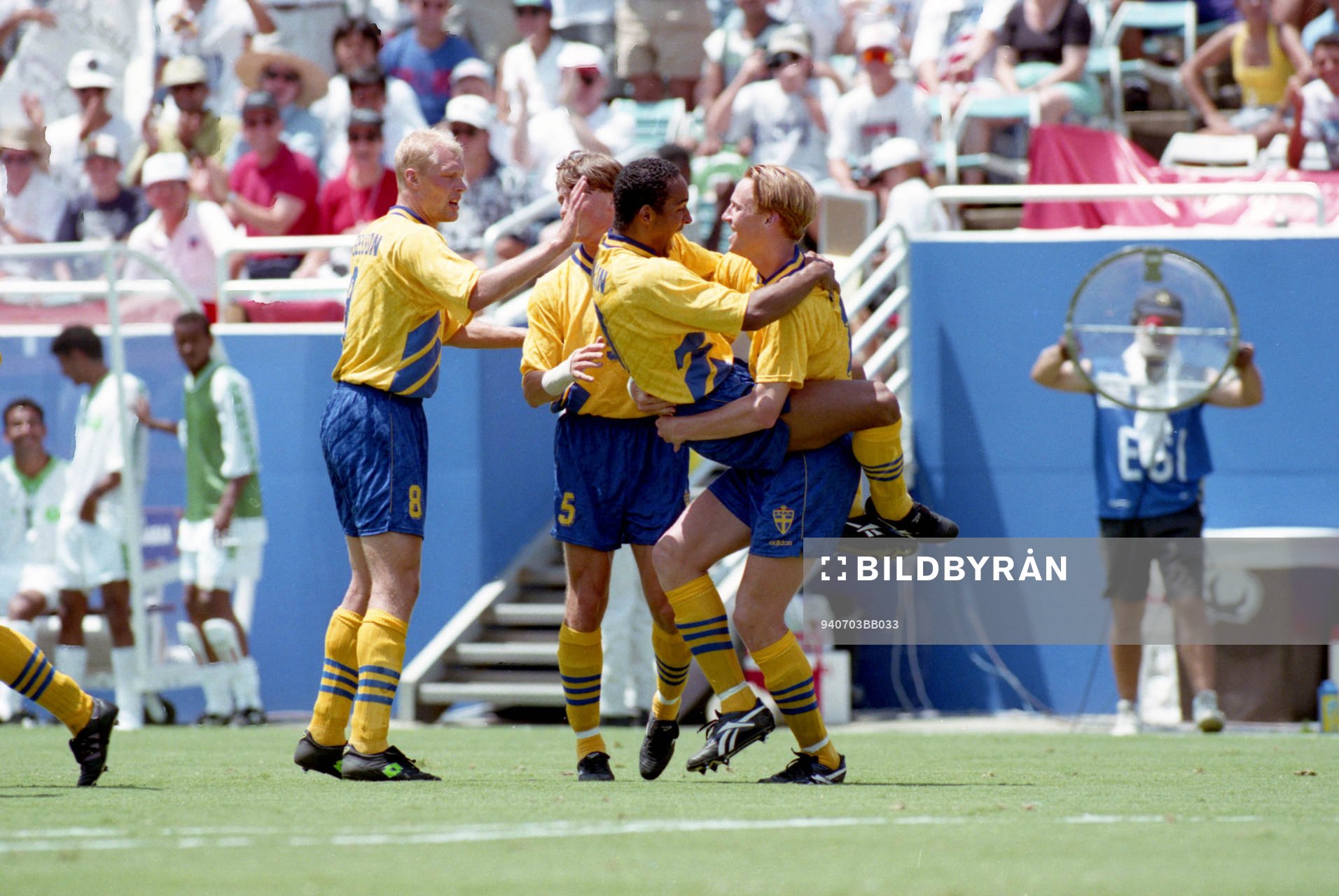 Jubel, Glädje, Klas Ingesson, Roger Ljung, Martin Dahlin,