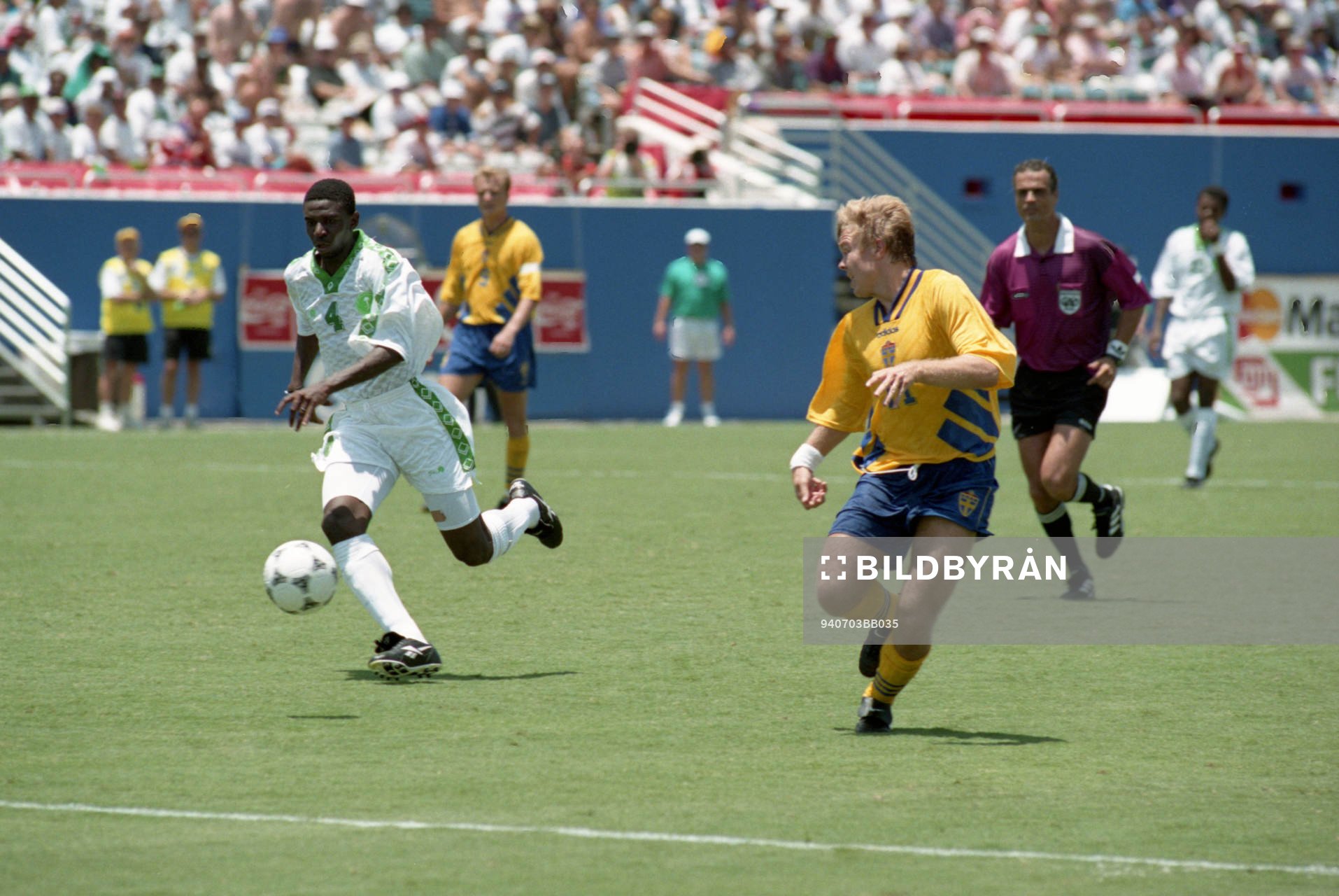 Fahad Al-Bishis, Saudiarabien mot Tomas Brolin, Sverige