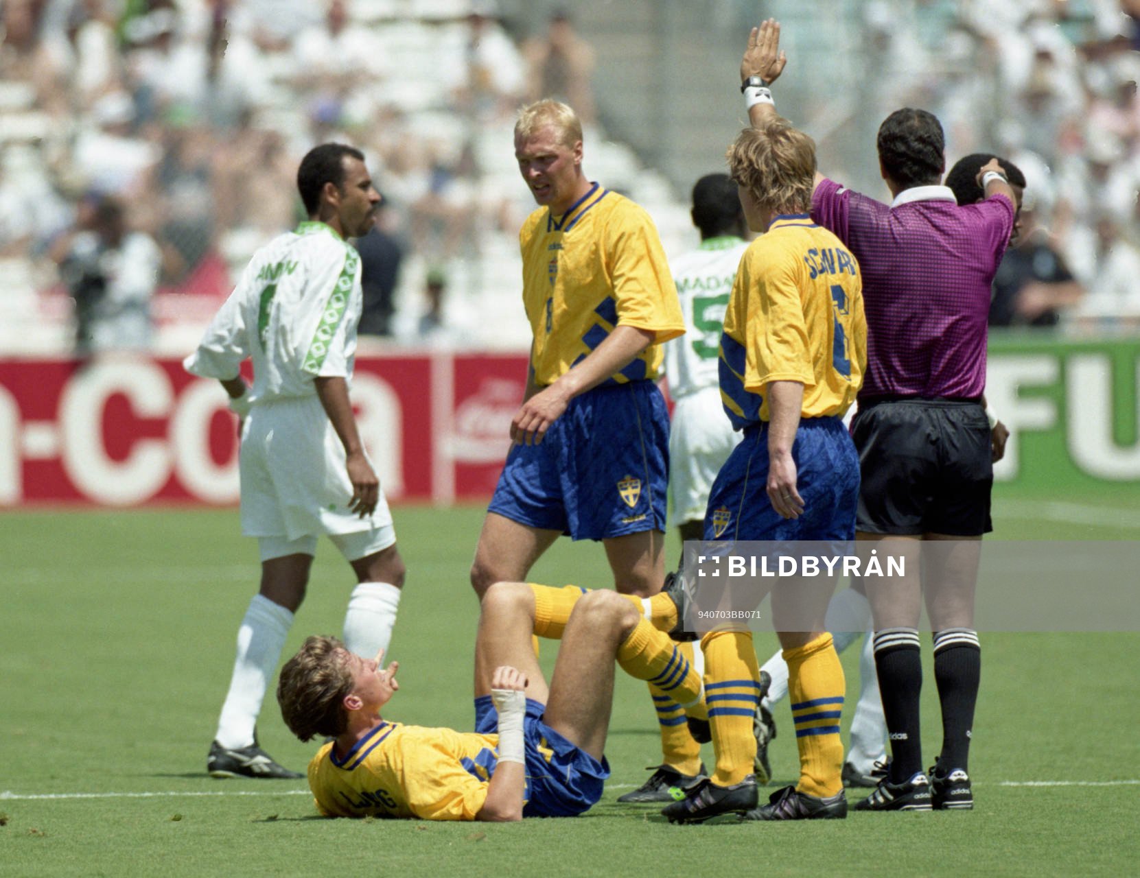 Roger Ljung, Klas Ingesson, Stefan Schwarz, Sverige
