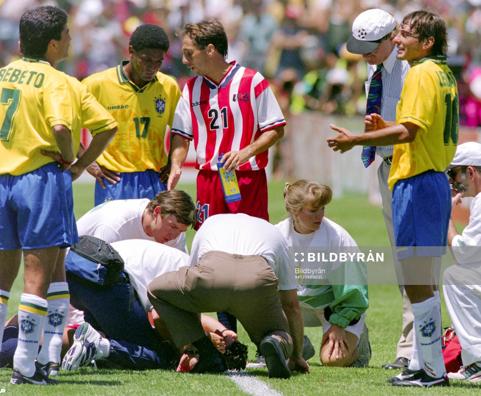 Football, FIFA World Cup 1994 (USA), Round of 16, Brazil -