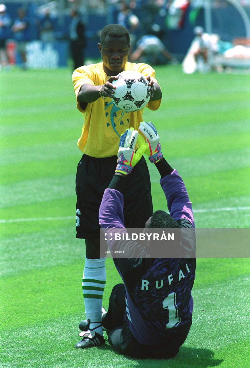 Målvaktsuppvärmning -  Rufai, Nigeria