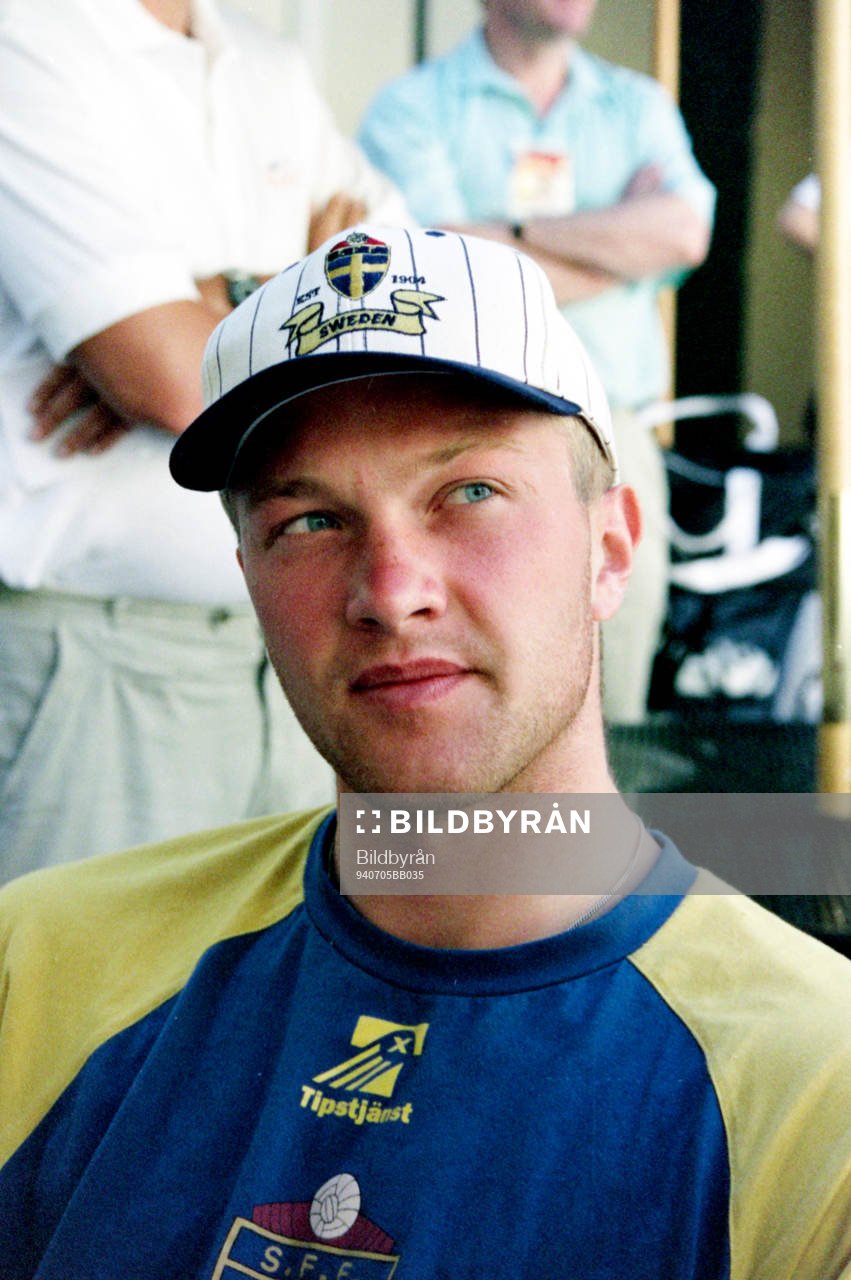 Magnus Hedman, målvakt i Sverige