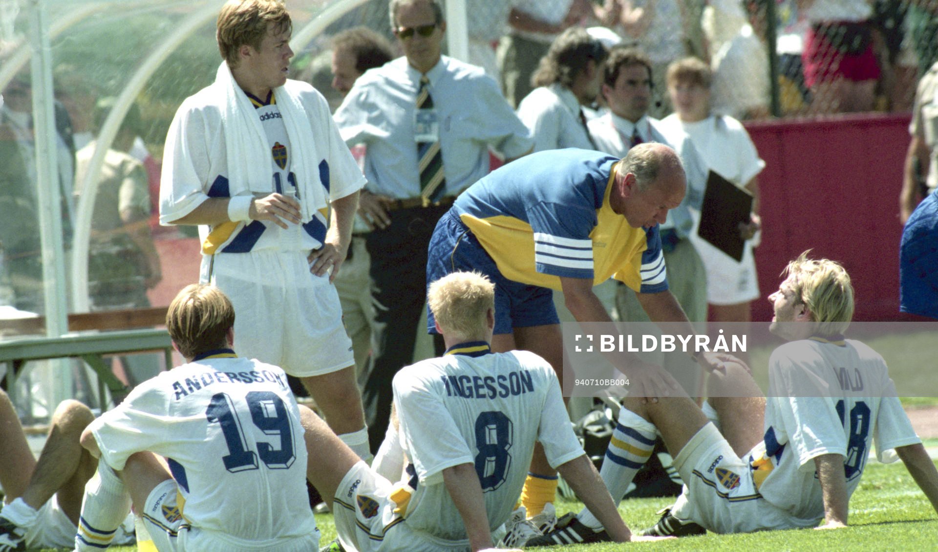 Kennet  Andersson, Klas Ingesson, Håkan Mild, Tommy