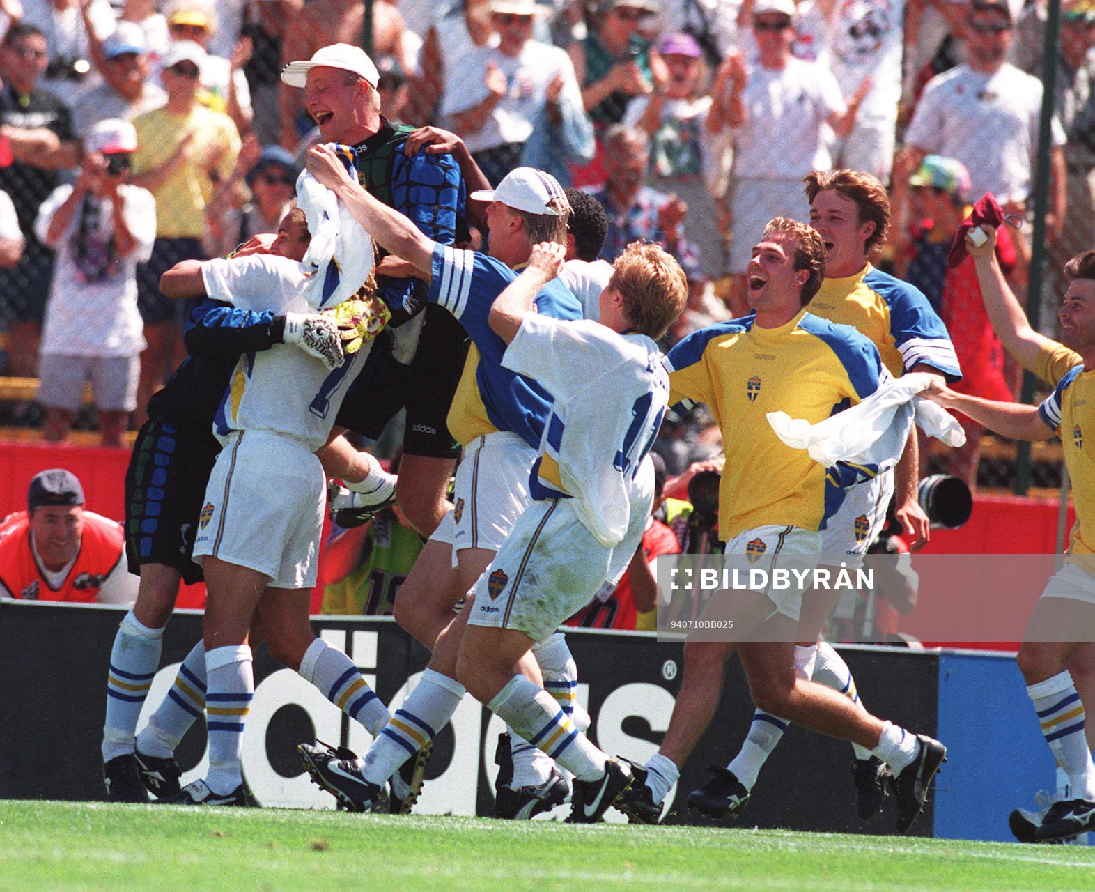 Jubel, Sverige, Lars Eriksson, Tomas Brolin, Pontus Kåmark