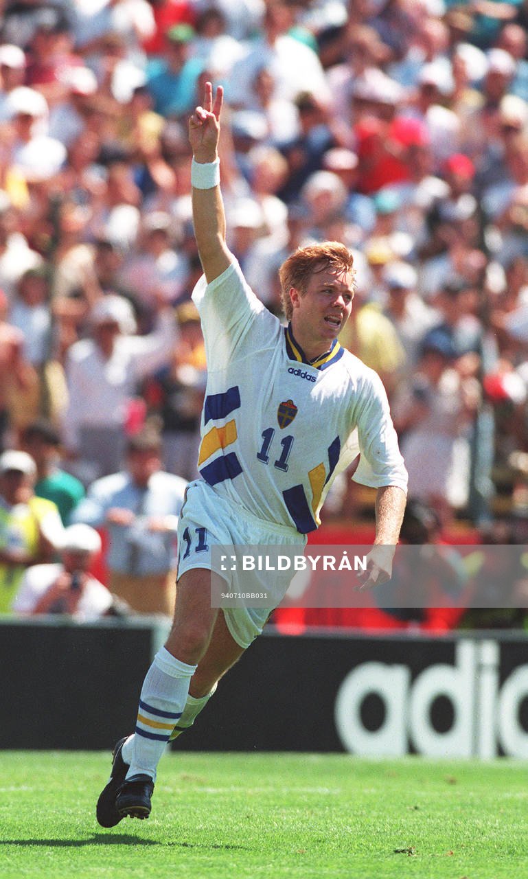 Tomas Brolin, Sverige, jubel