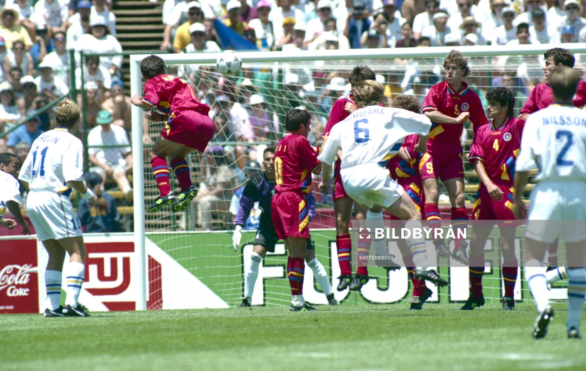 Fotboll, VM 94, Sverige - Rumänien