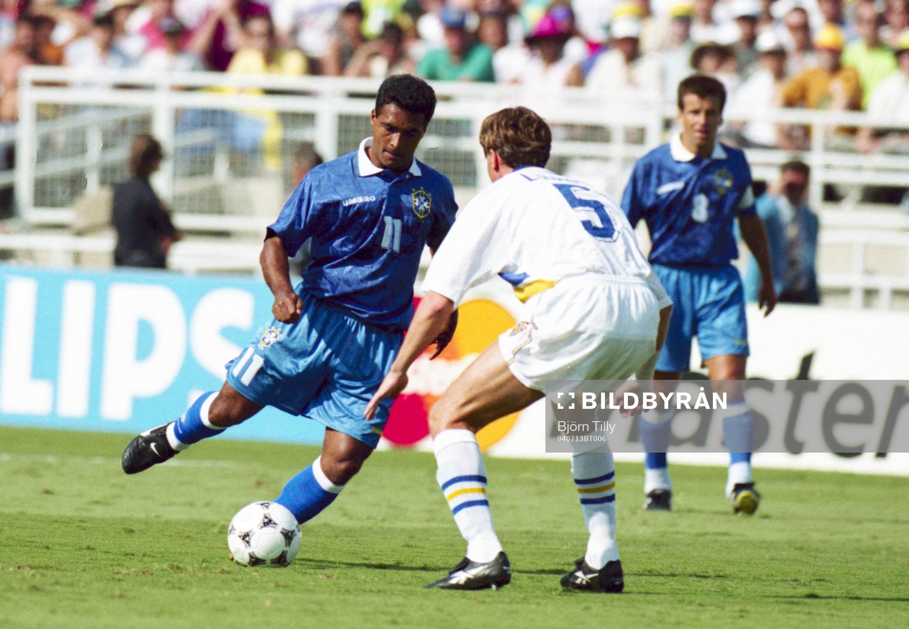 Roger Ljung, Sverige mot Romario, Brailien