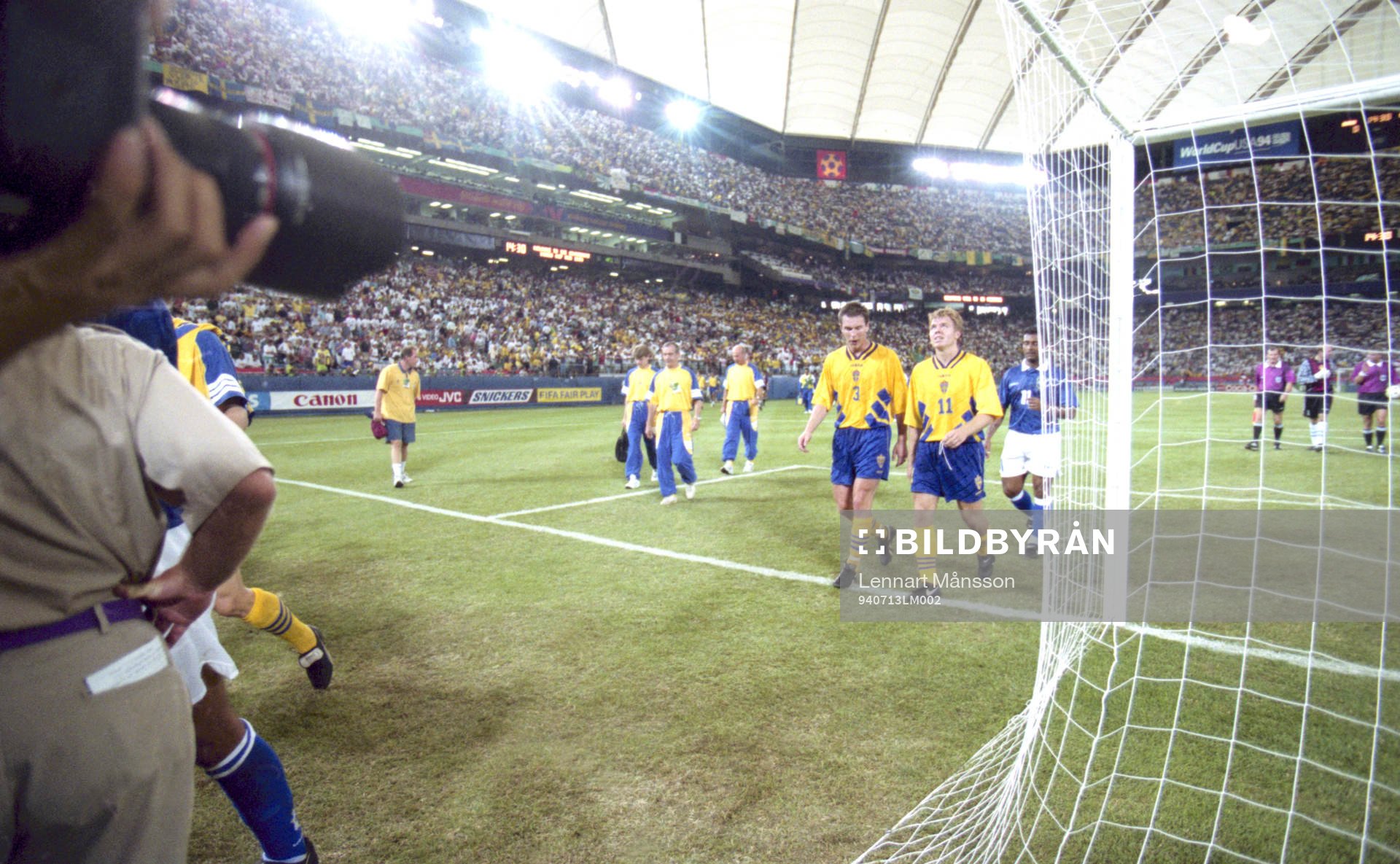Fotboll, VM 94, Sverige - Brasilien