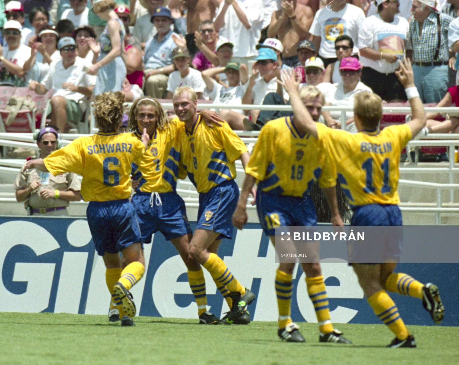 Stefan Schwarz, Henrik Larsson, Klas Ingesson, Sverige,