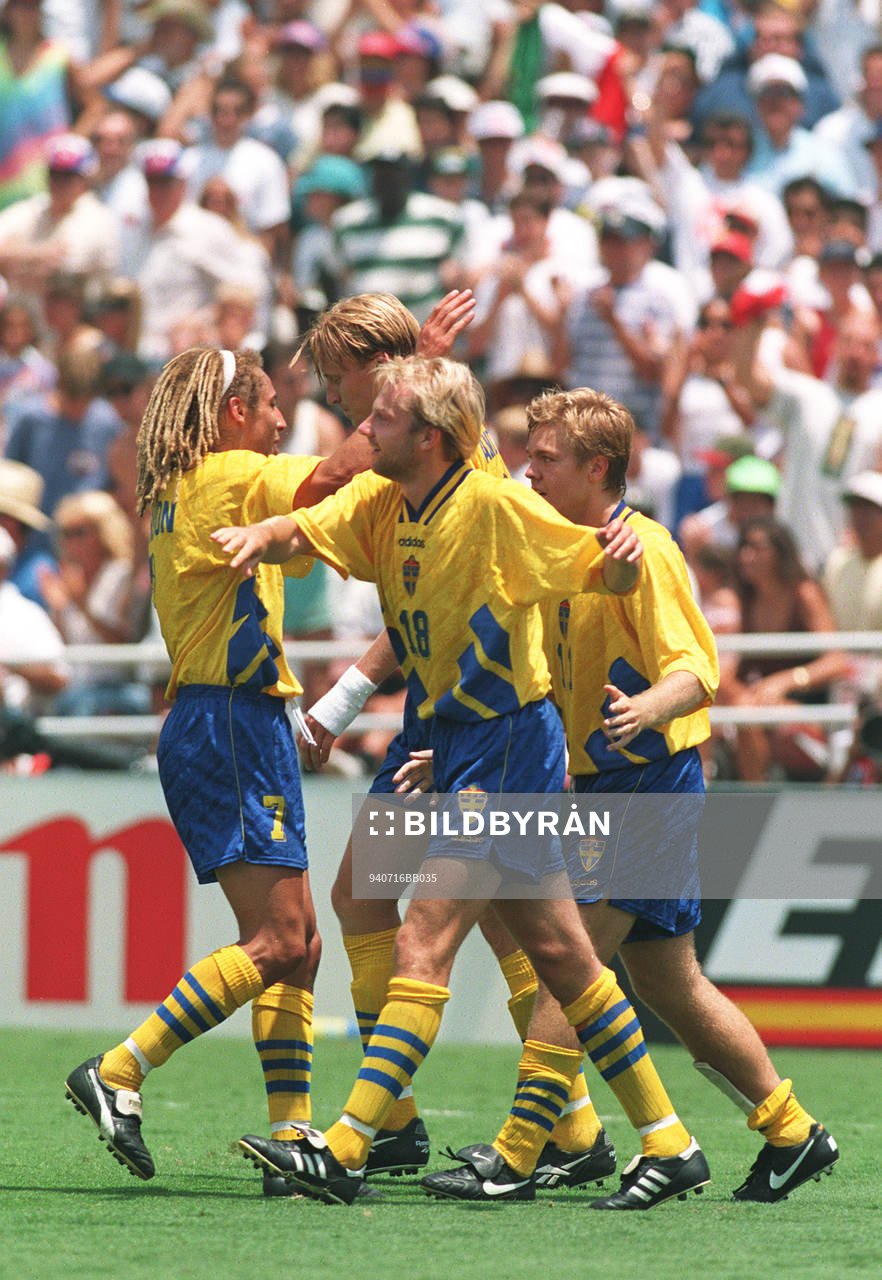 Henrik Larsson, Kennet Andersson, Håkan Mild och Tomas