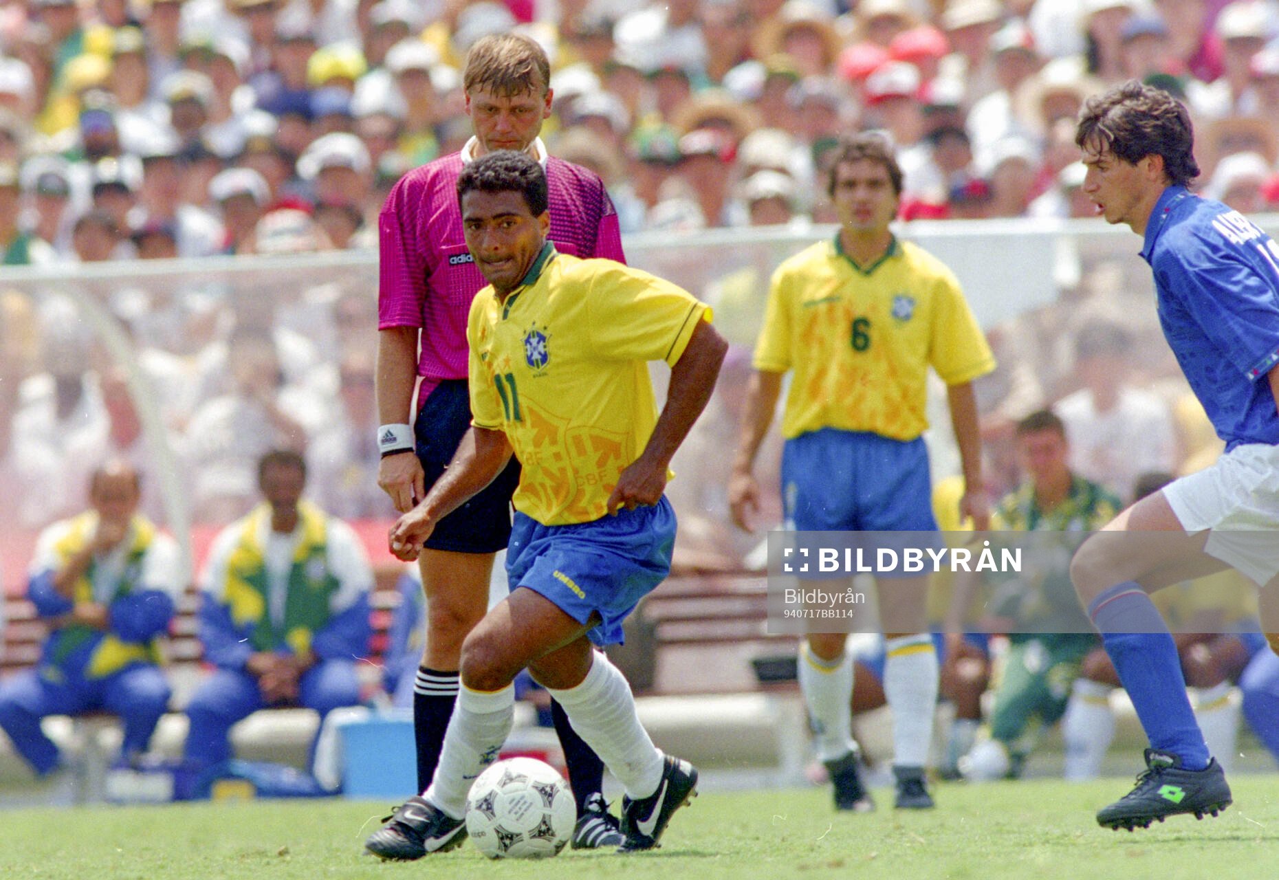 Football, FIFA World Cup 1994 (USA), Final, Brazil - Italy