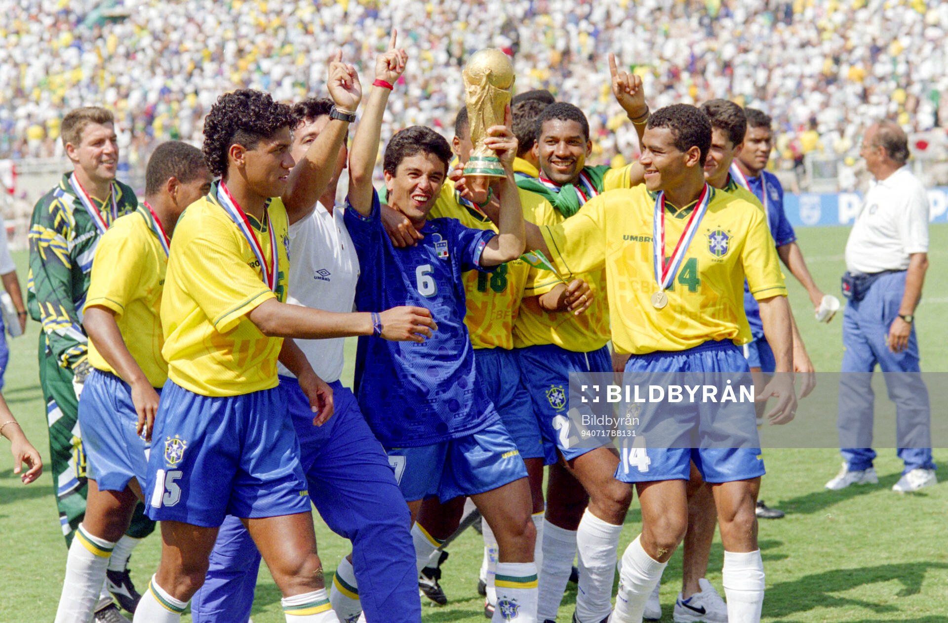 Football, FIFA World Cup 1994 (USA), Final, Brazil - Italy