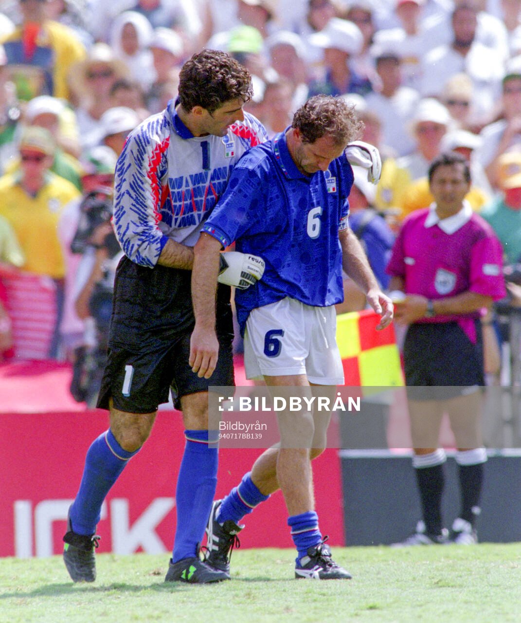 Football, FIFA World Cup 1994 (USA), Final, Brazil - Italy