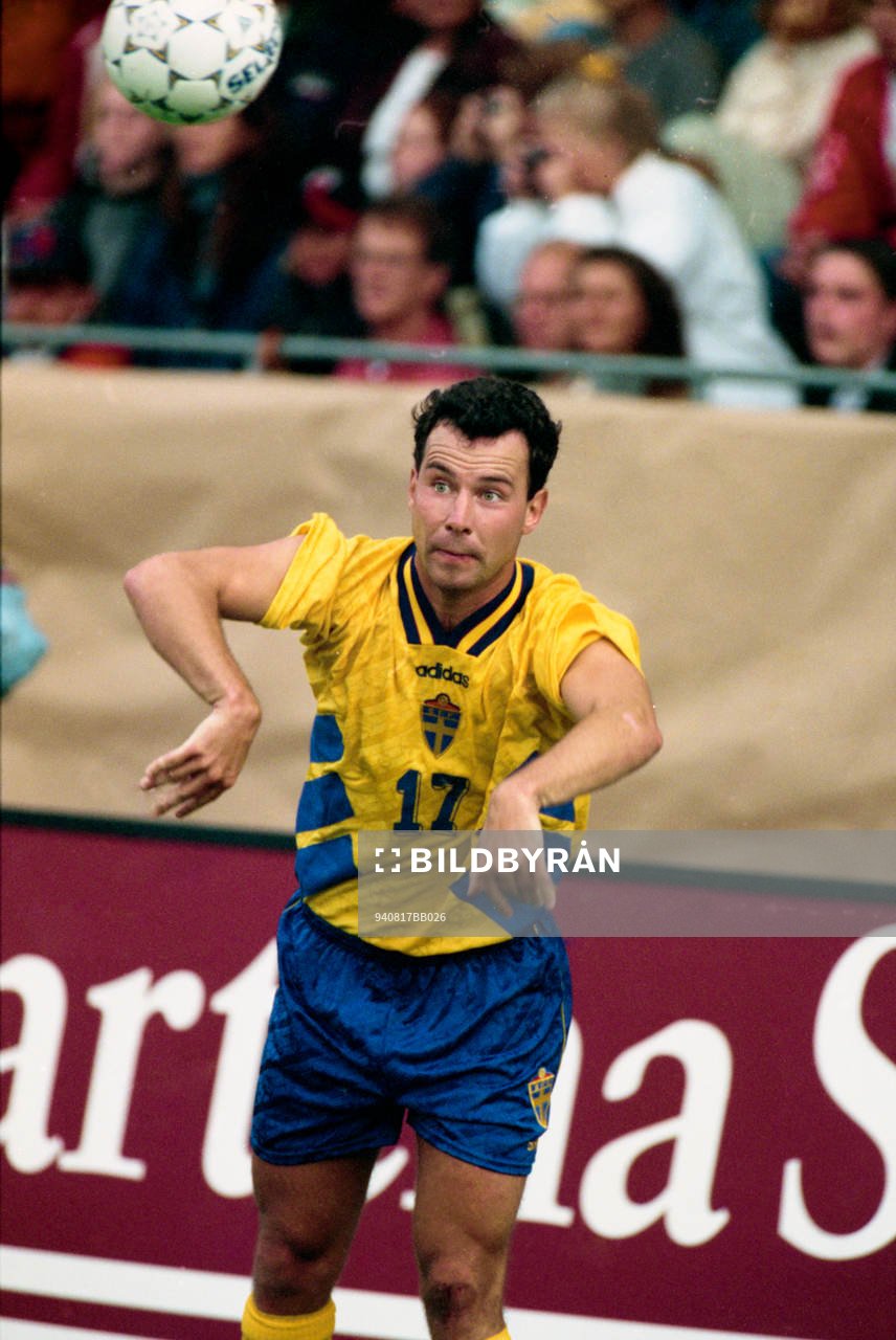 Stefan Rehn gör ett inkast