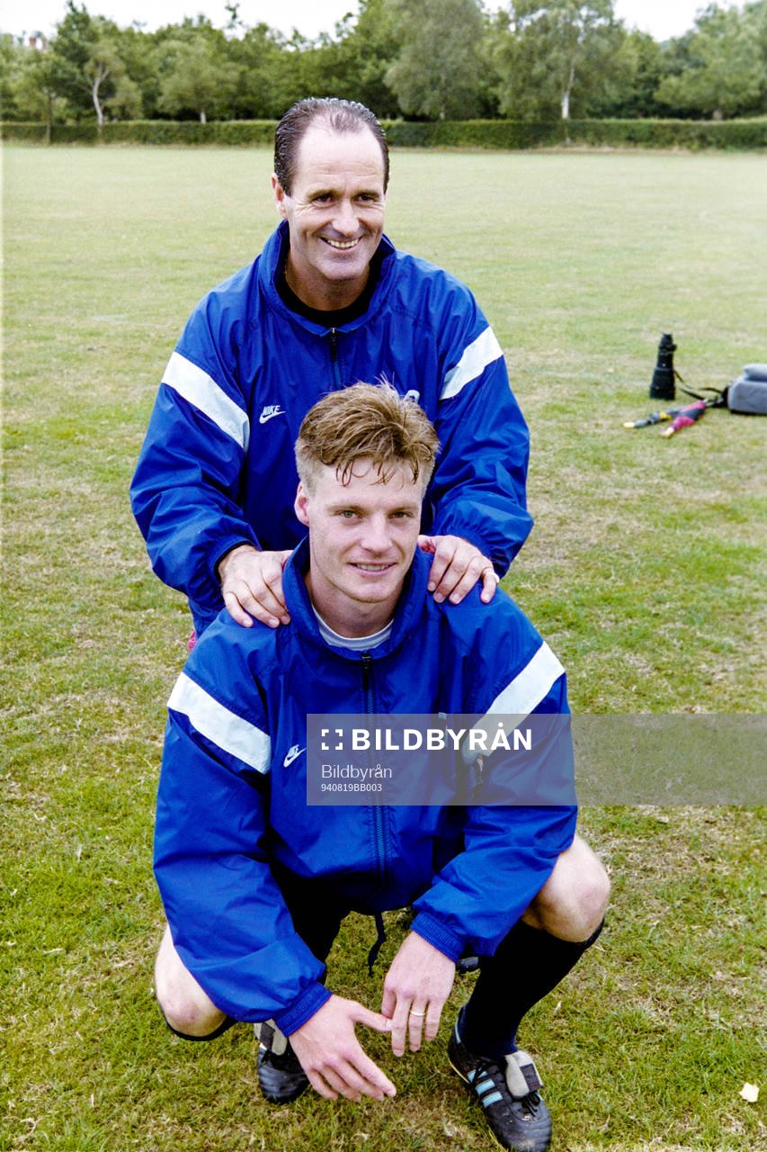  George Graham, tränare och Stefan Schwarz.