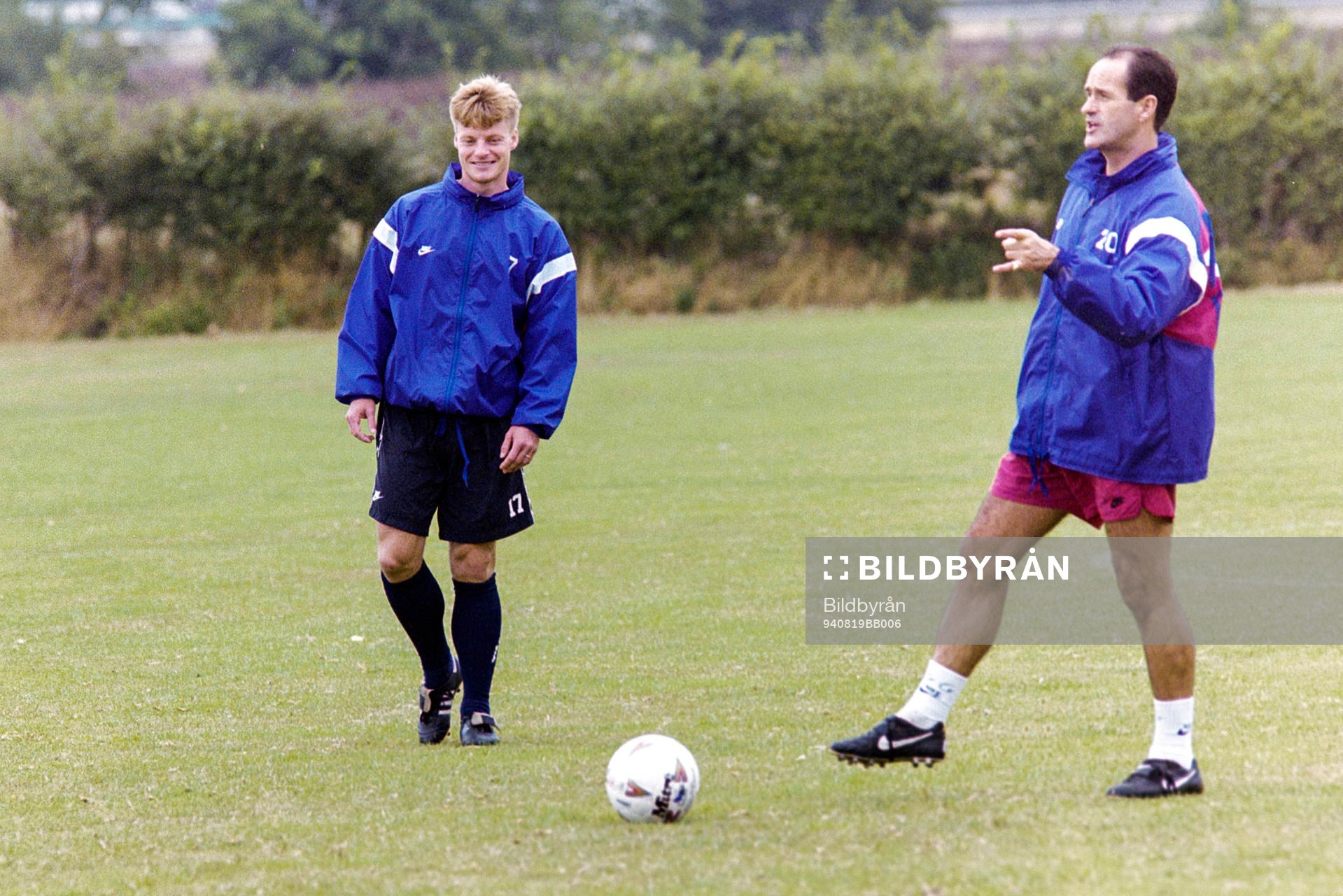  George Graham, tränare och Stefan Schwarz.