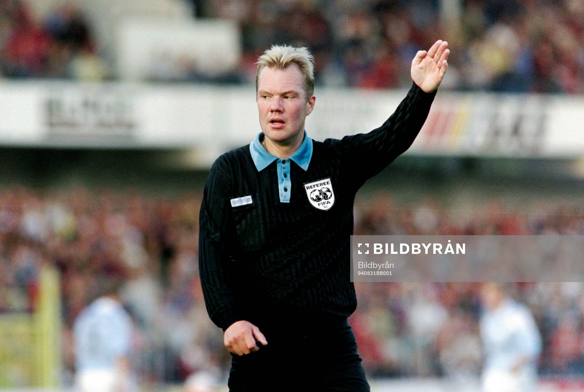 Karl-Erik Nilsson, domare i matchen