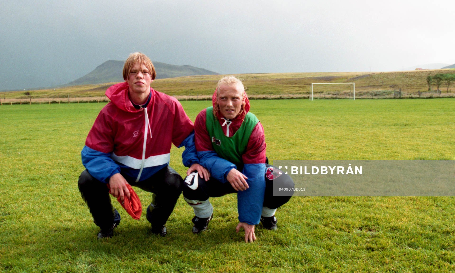  Eidur Gudjohnsen med sin pappa Arnor Gudjohnsen, Island.