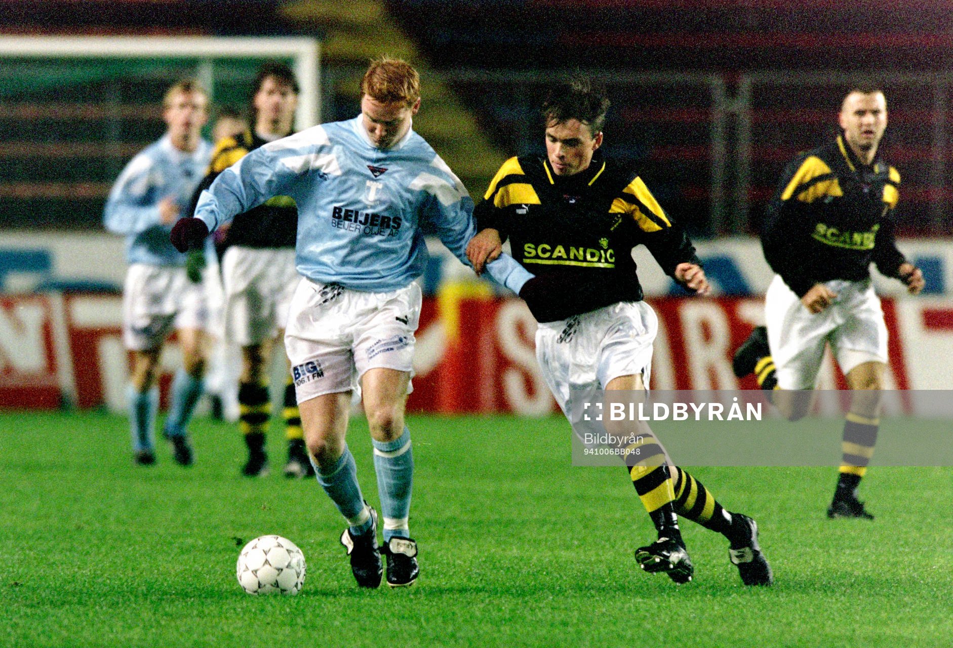 Jörgen Pettersson, Malmö med Mattias Johansson, AIK i