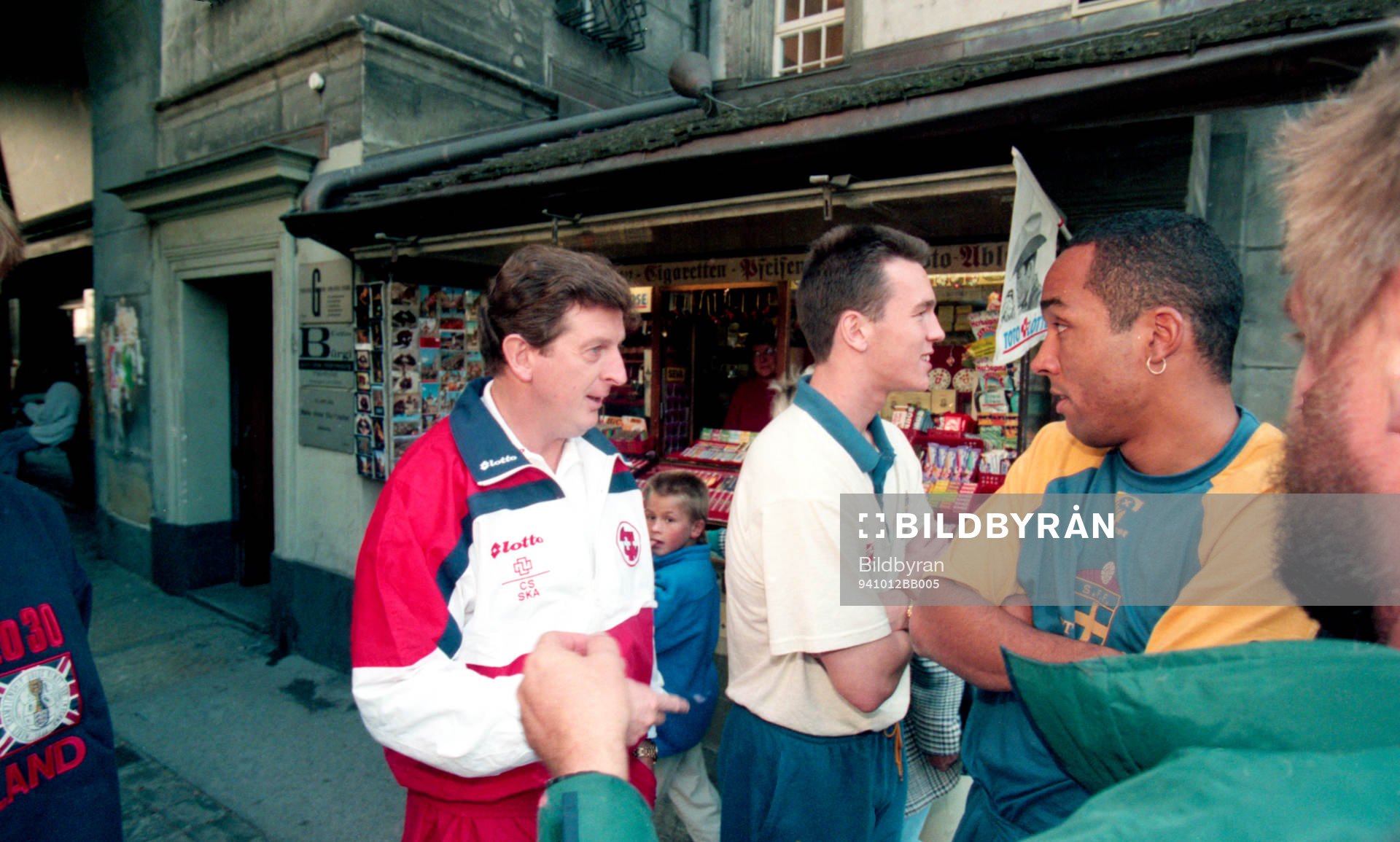 Roy Hodgson, förbundskapten, Schweiz med Patrik Andersson