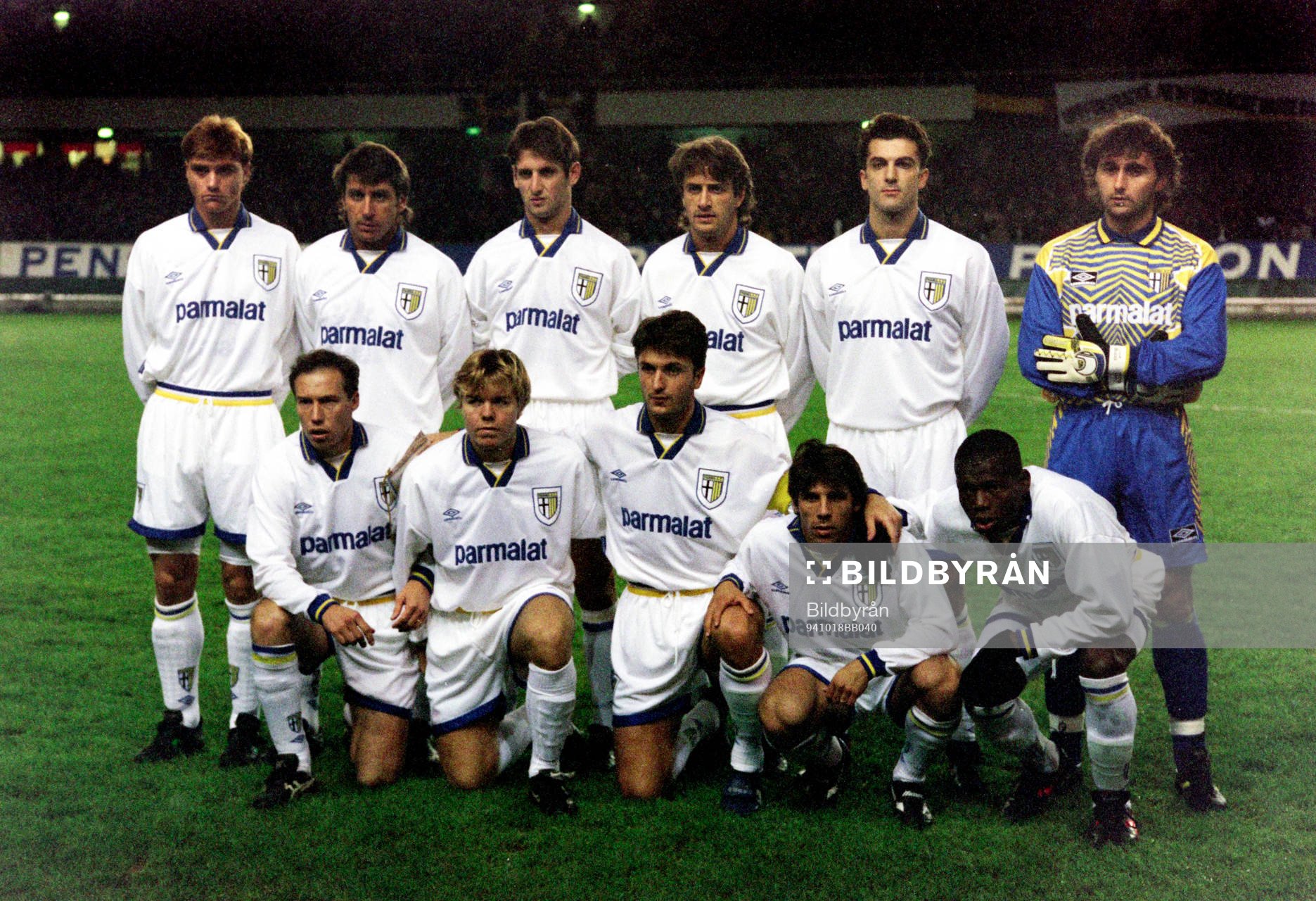Parmas Startelva med bl.a Tomas Brolin,Gianfranco Zola,