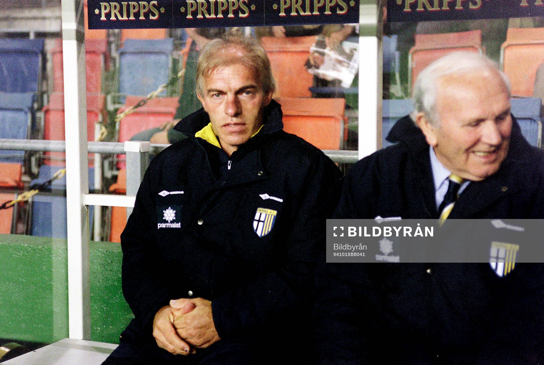 Fotboll, Uefaacupen, AIK - Parma, 0-1: Nevio Scala, tränare i Parma.